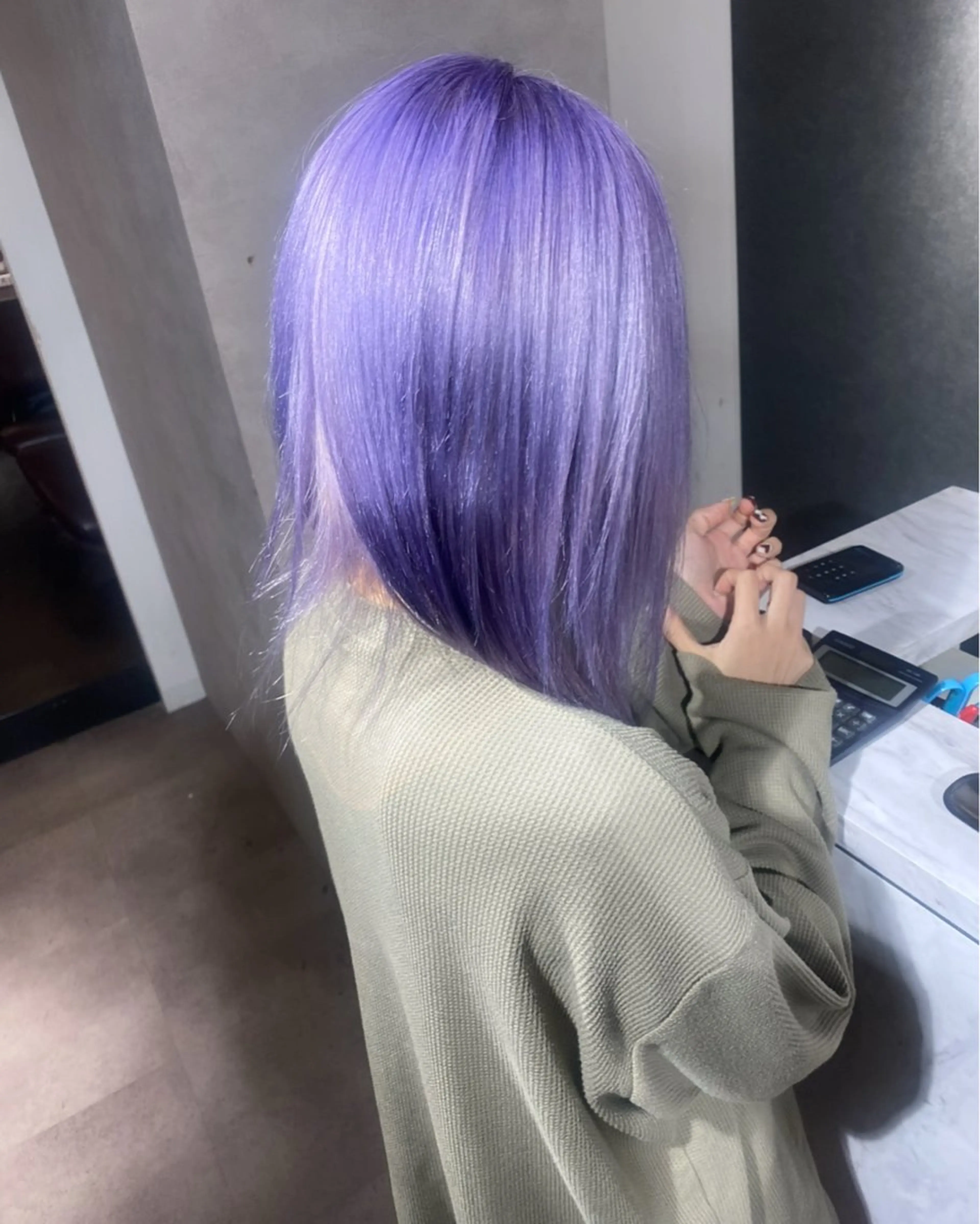 カラー ヘアカラー ヘアセット Seleneコウキ ブリーチ/ハイトーンのヘアスタイル