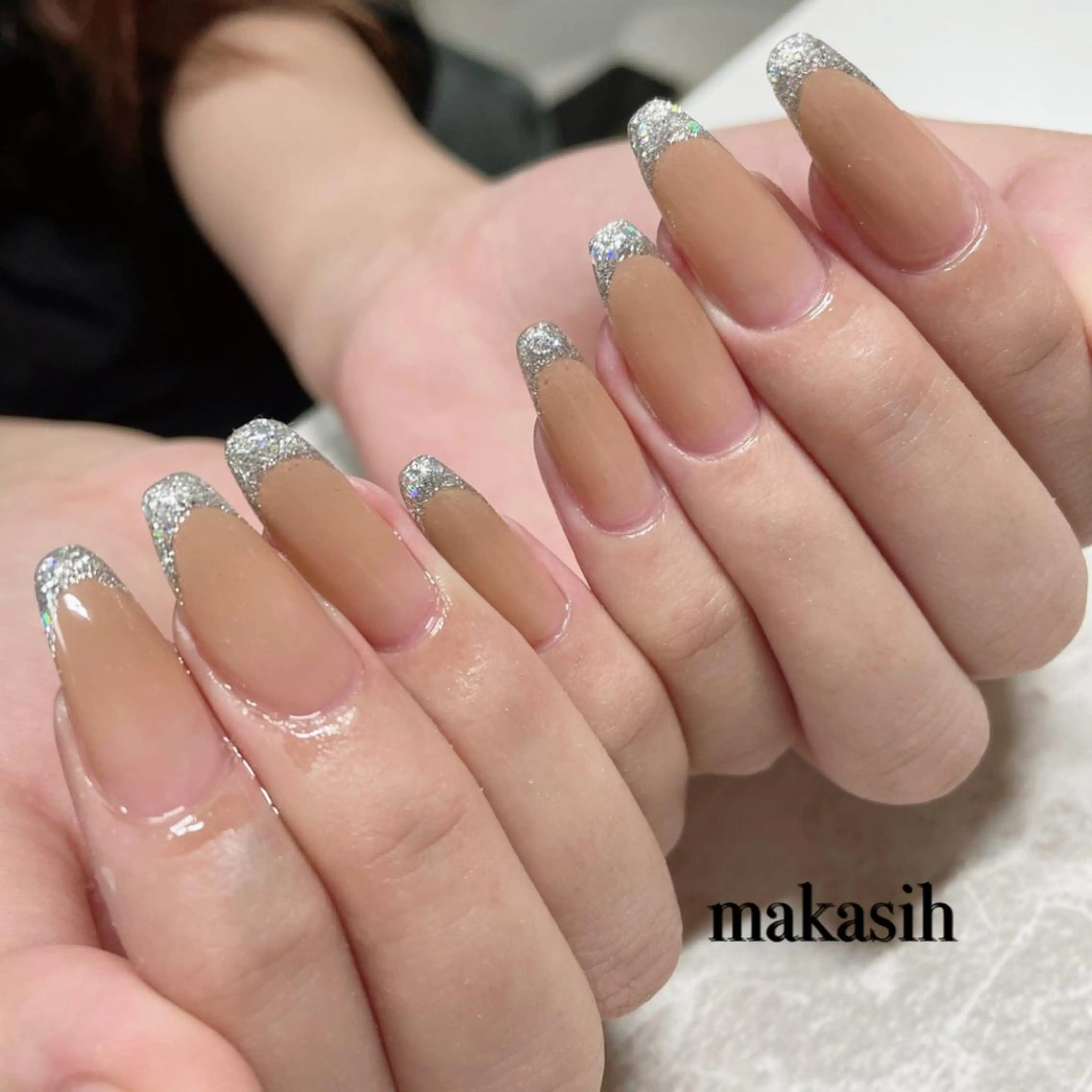 ネイル フレンチネイル オフィスネイル シンプルネイル 濱田 美菜子のエステ・リラクイメージ