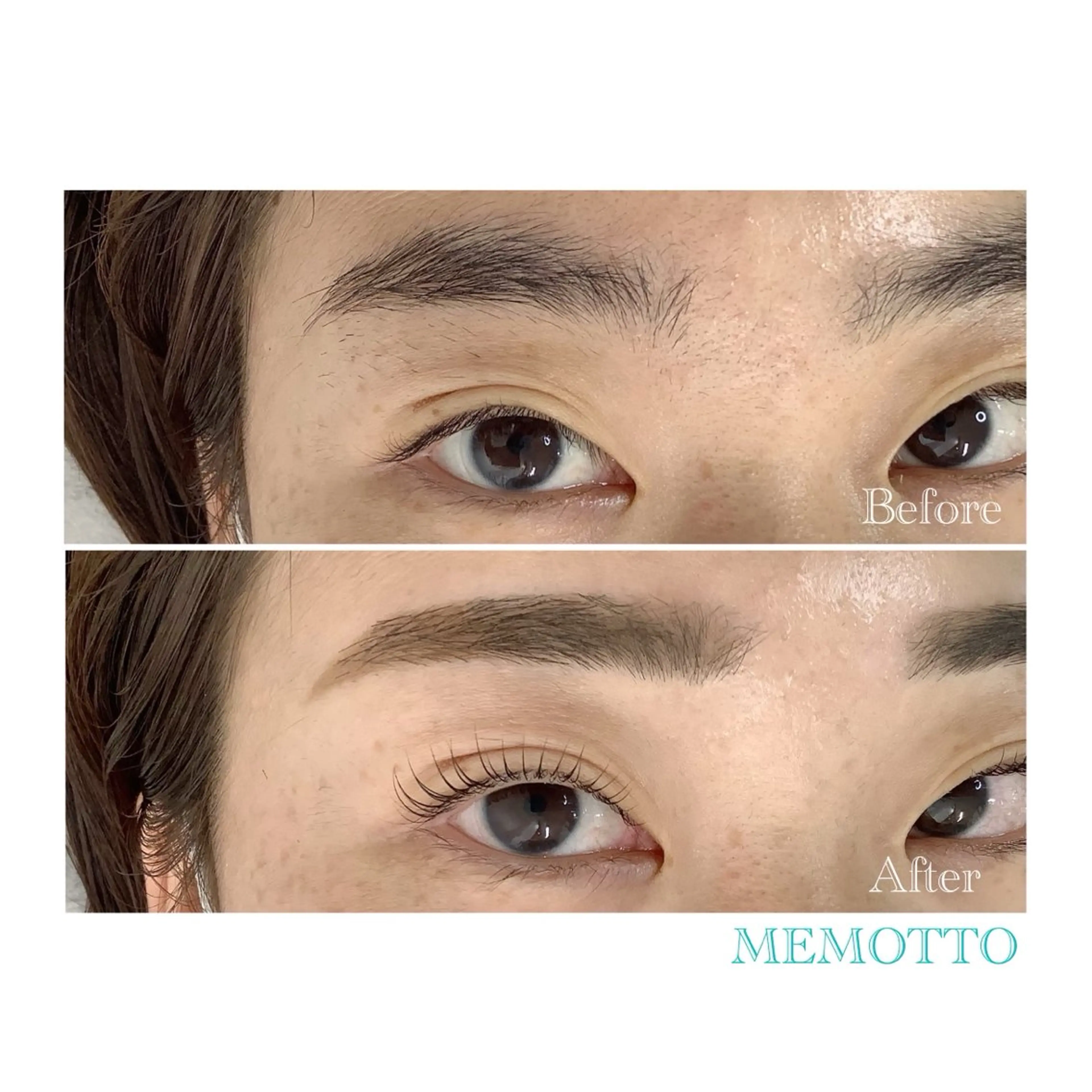 マツエク・マツパ 一重×まつ毛パーマ マツパ MEMOTTO CHIHIROのマツエク・マツパデザイン