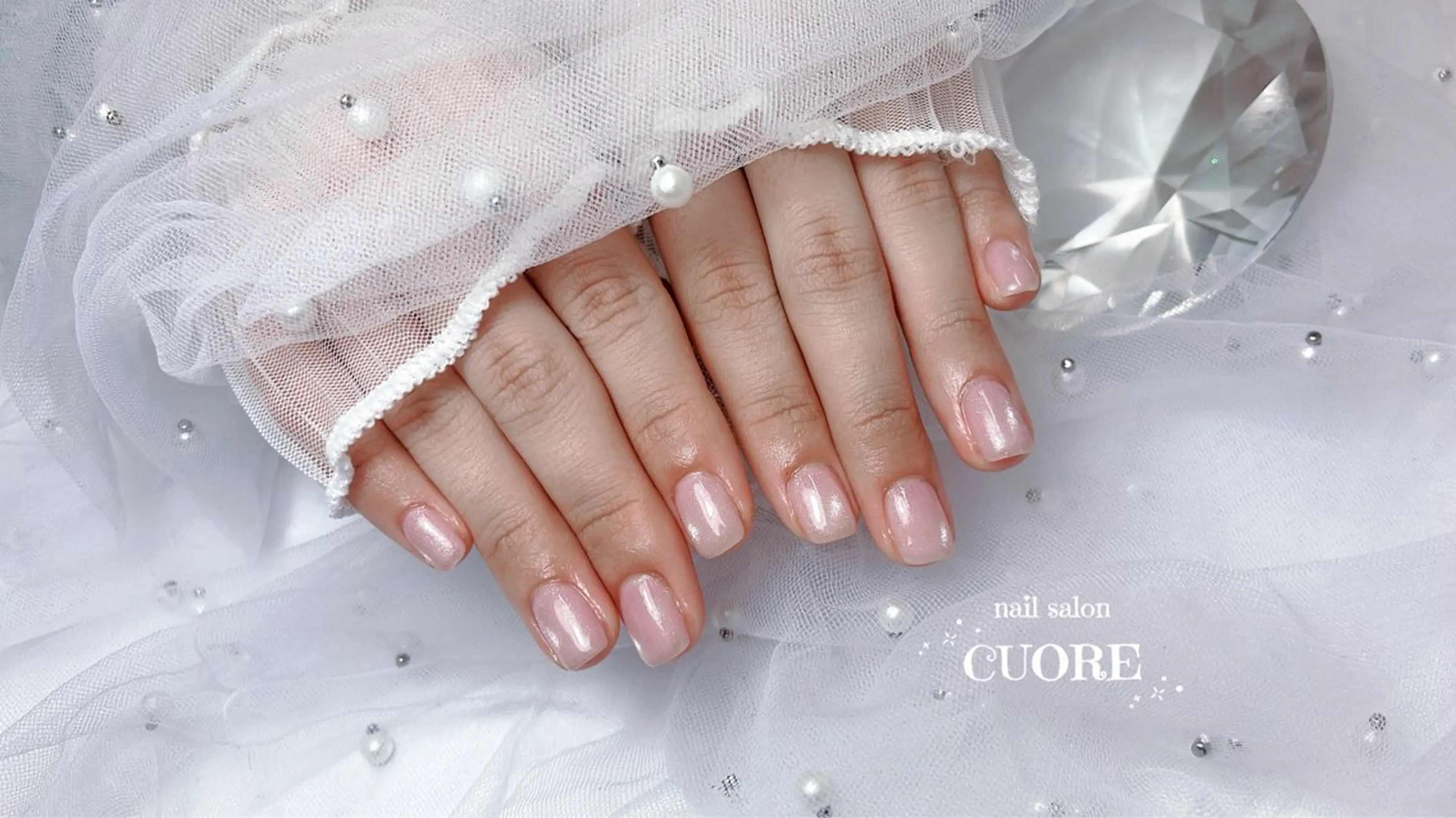 ネイル マグネットネイル オフィスネイル ワンカラーネイル シンプルネイル ハンドネイル CUORE____nail所属・nail salon CUOREのネイルデザイン