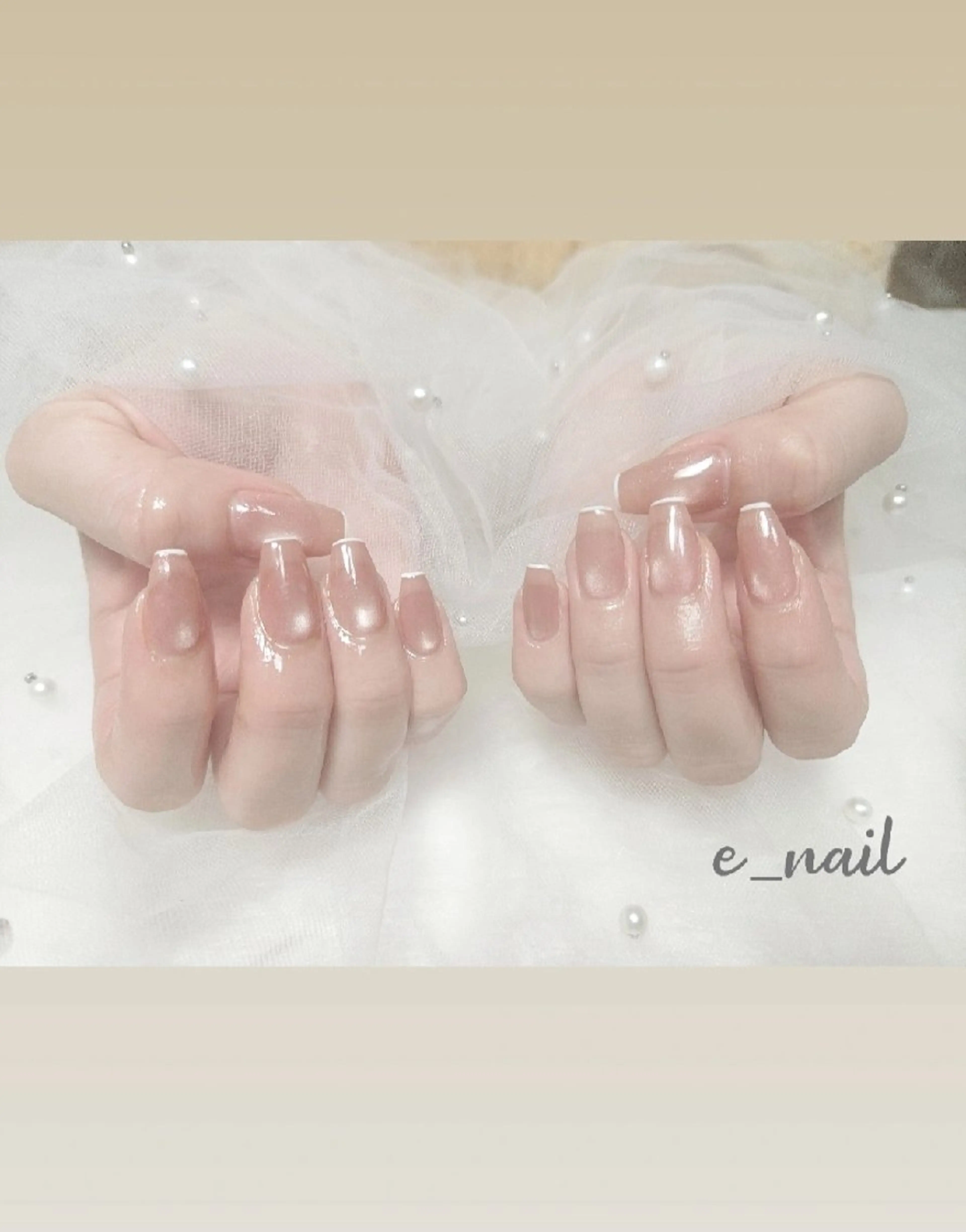 ネイル e_nail🍀自宅 サロン八潮eri☆　のネイルデザイン