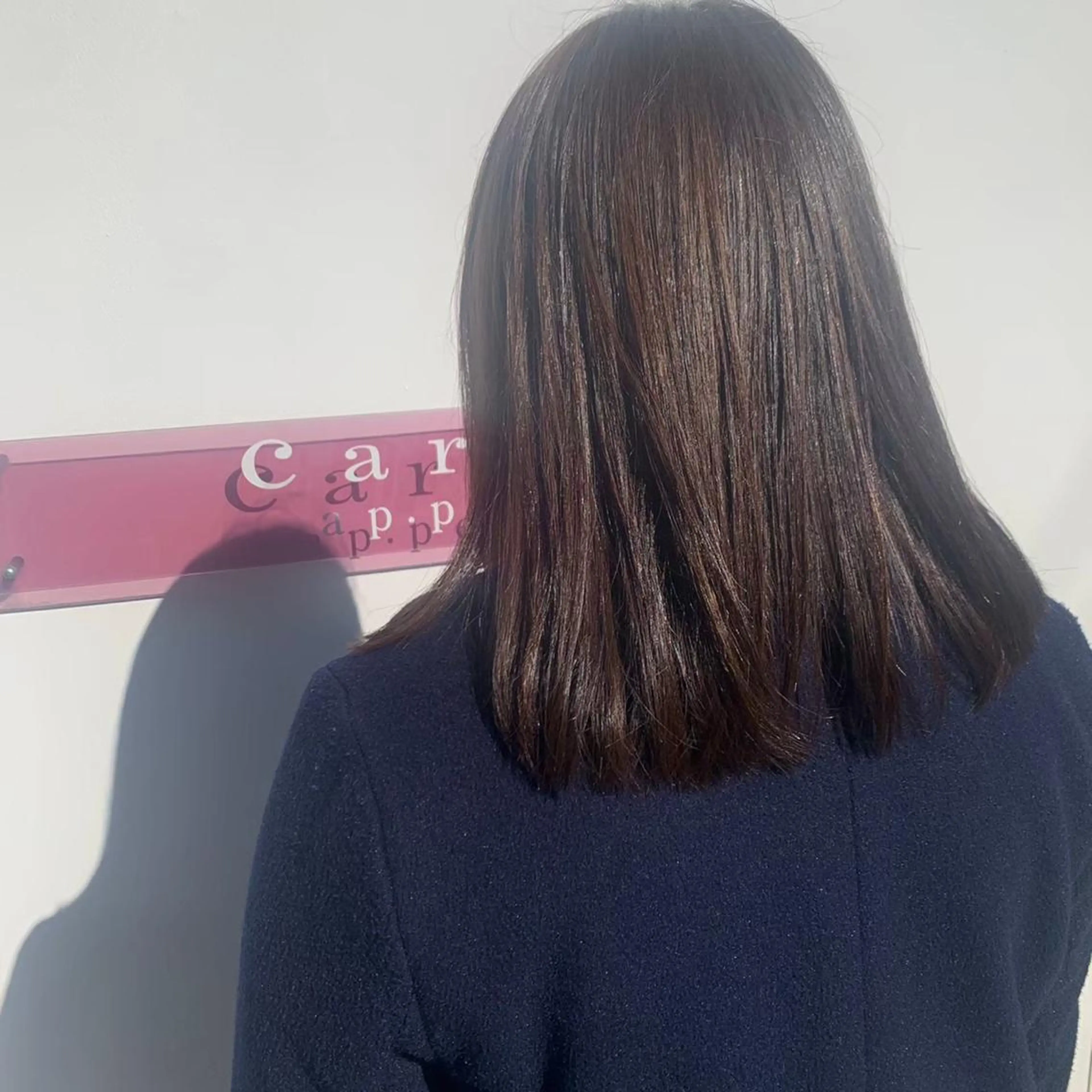 セミロング 芥川 未優のヘアスタイル