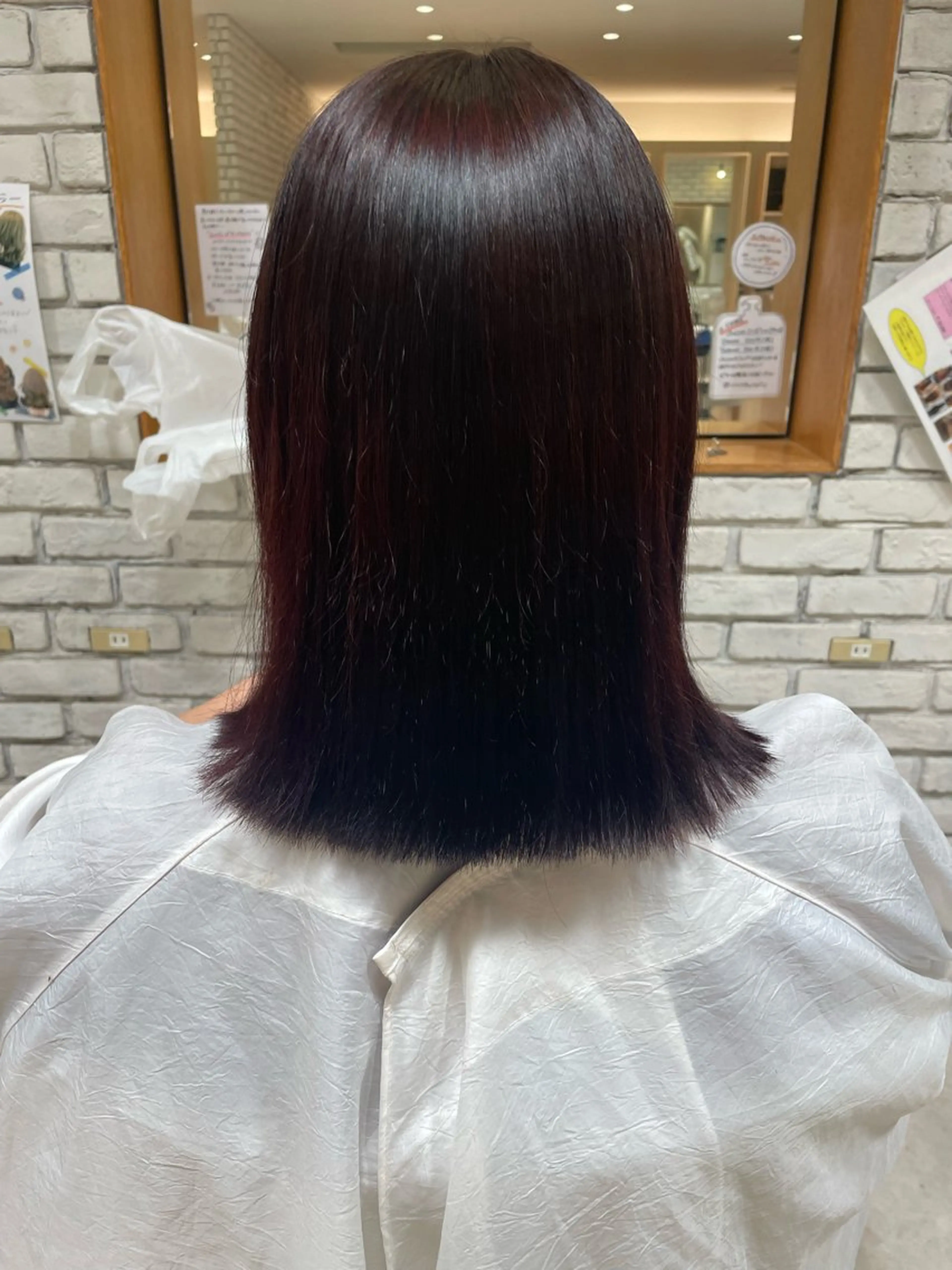 ミディアム 南 颯七のヘアスタイル