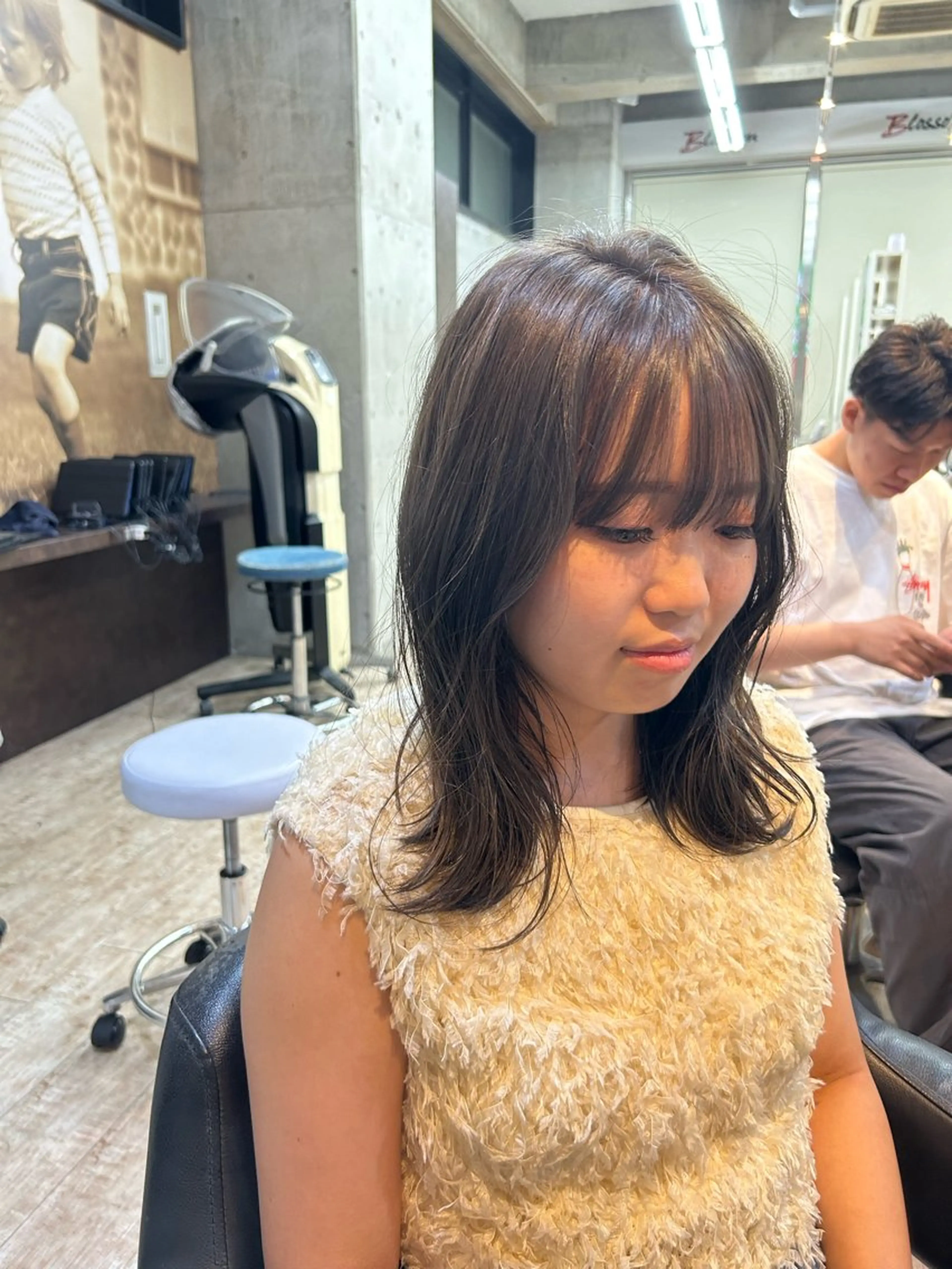 ミディアム ヘアカラー 桜井晶/ Blossom大山店のヘアスタイル