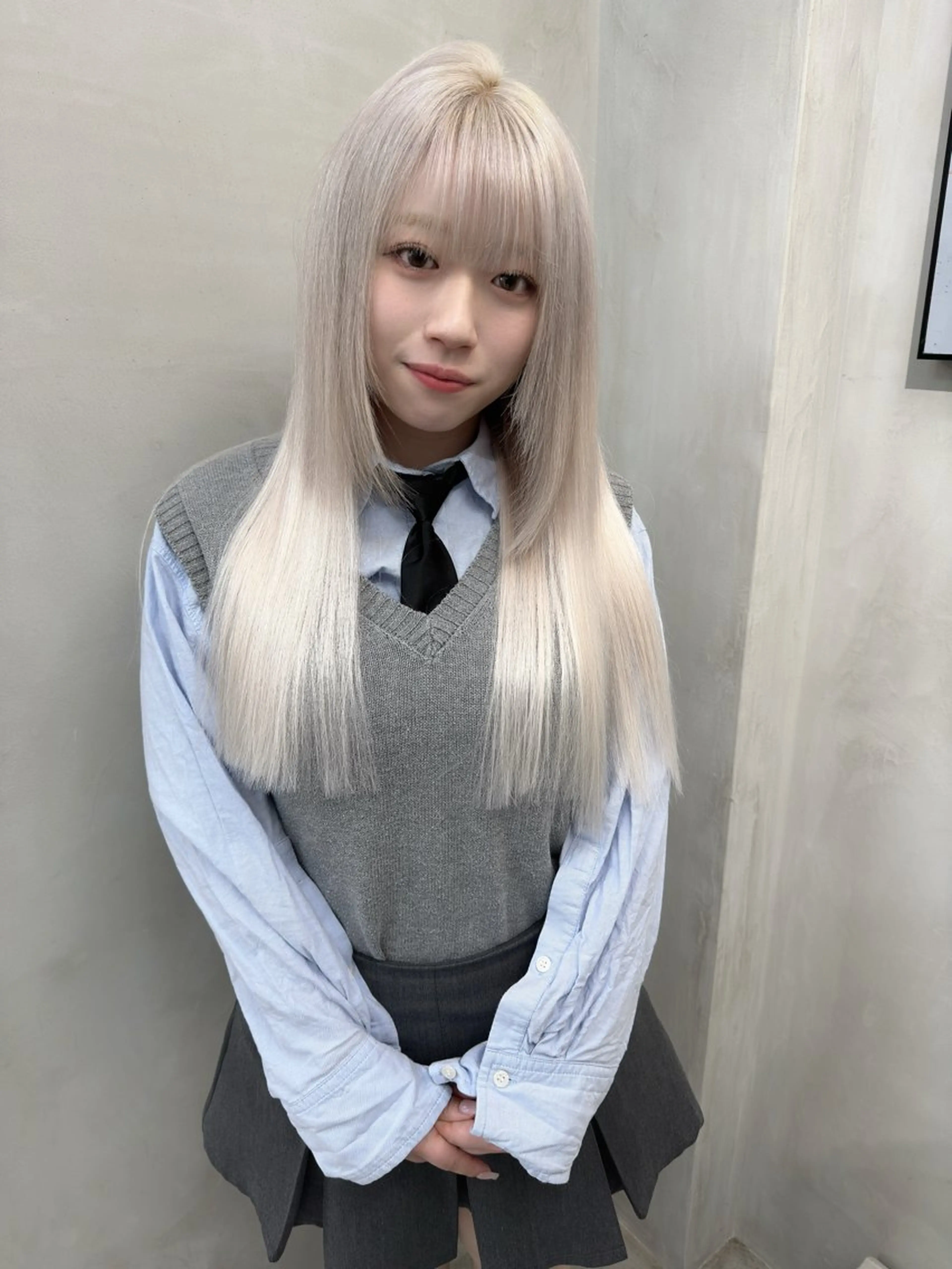 カラー ヘアカラー エフェクトブリーチ /ウルフ/クワさんのヘアスタイル