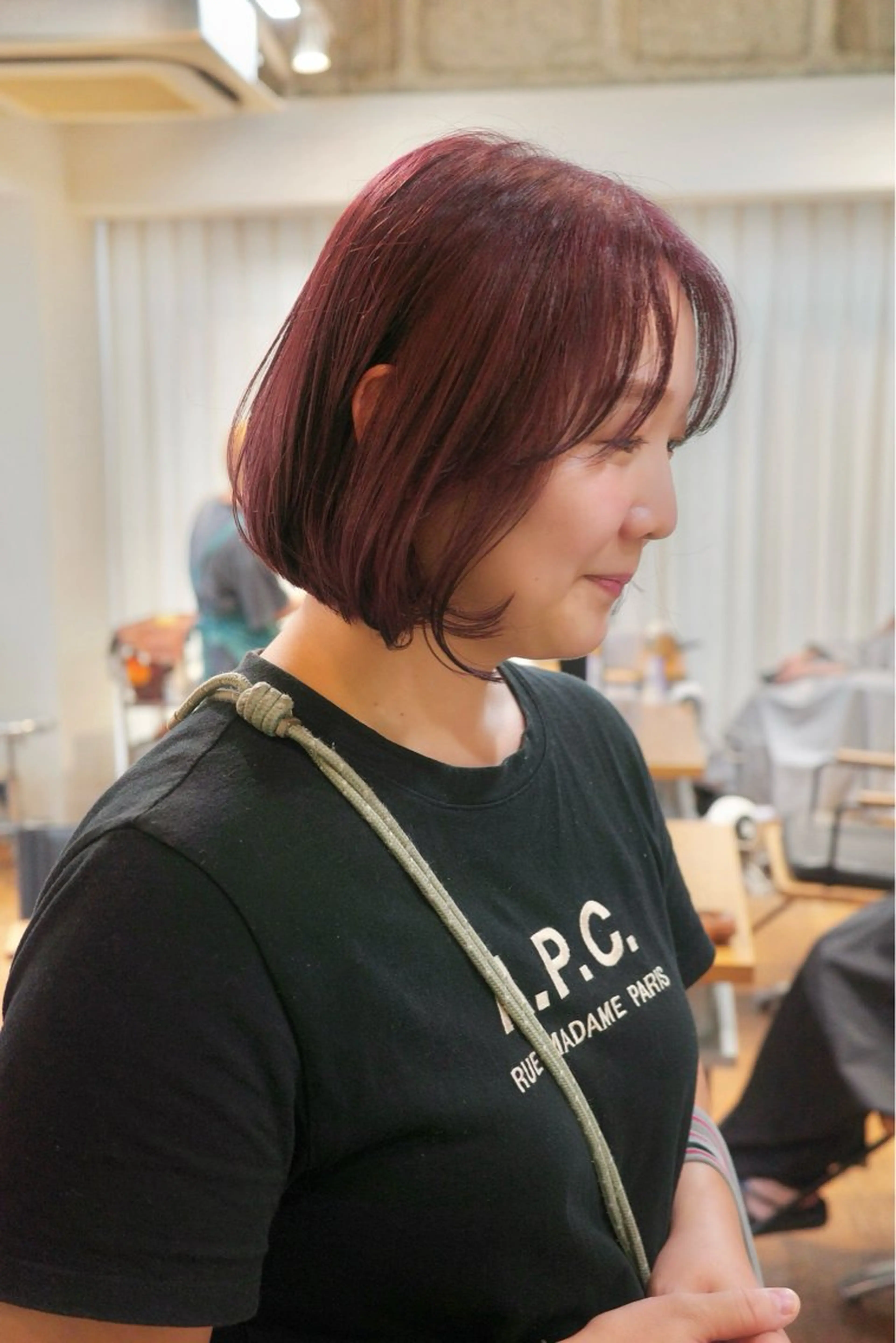 ショート ショート ボブ 梅田 木戸健人のヘアスタイル