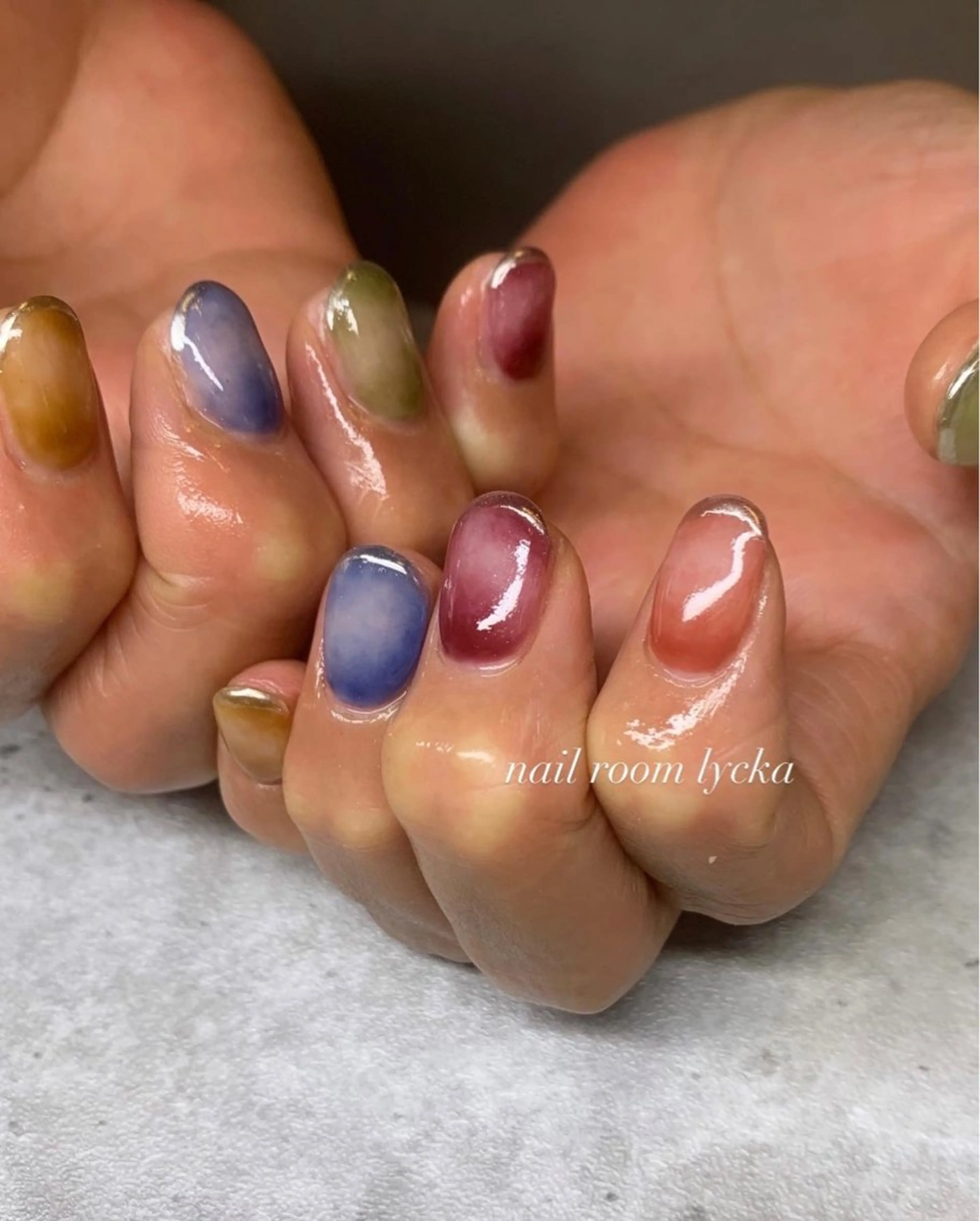 ネイル ﾈｲﾙﾙｰﾑﾘｯｶ 𝐦𝐚𝐲𝐮のネイルデザイン