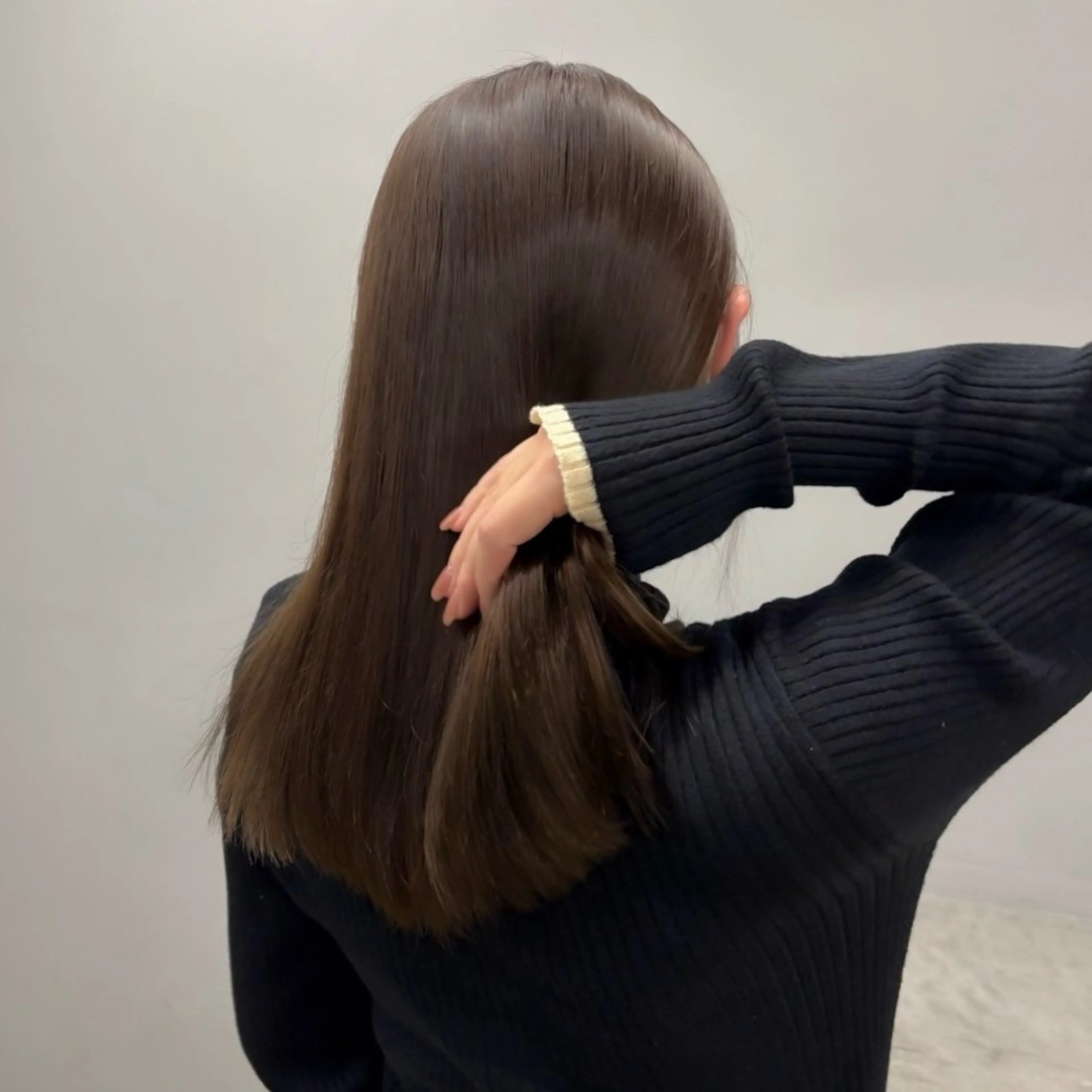 ミディアム ヘアカラー nude所属・𝐀𝐦𝐞𝐫𝐢 /透明感カラーのヘアスタイル