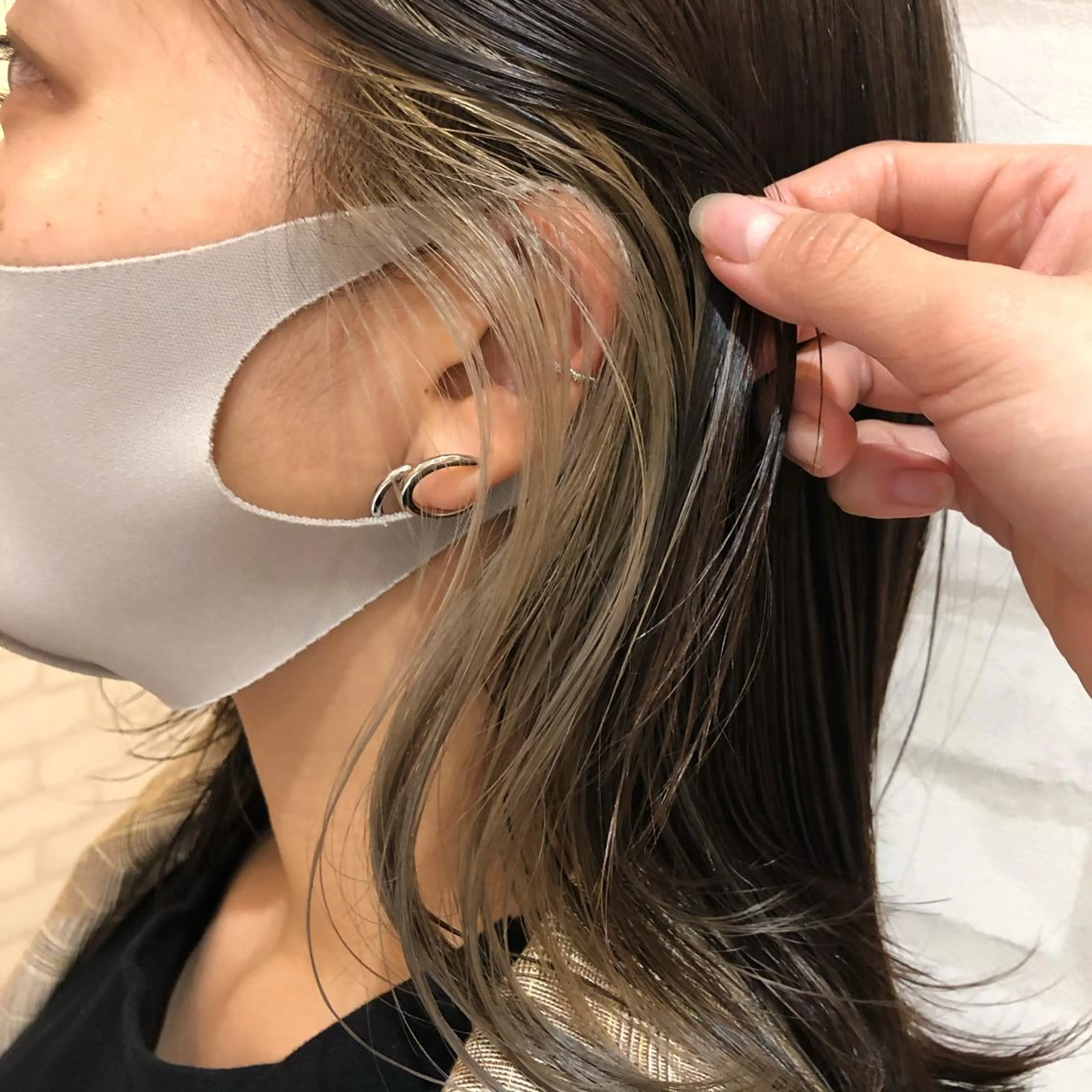 🌙インナーカラー練習モデル🌙※ブリーチ込みの写真