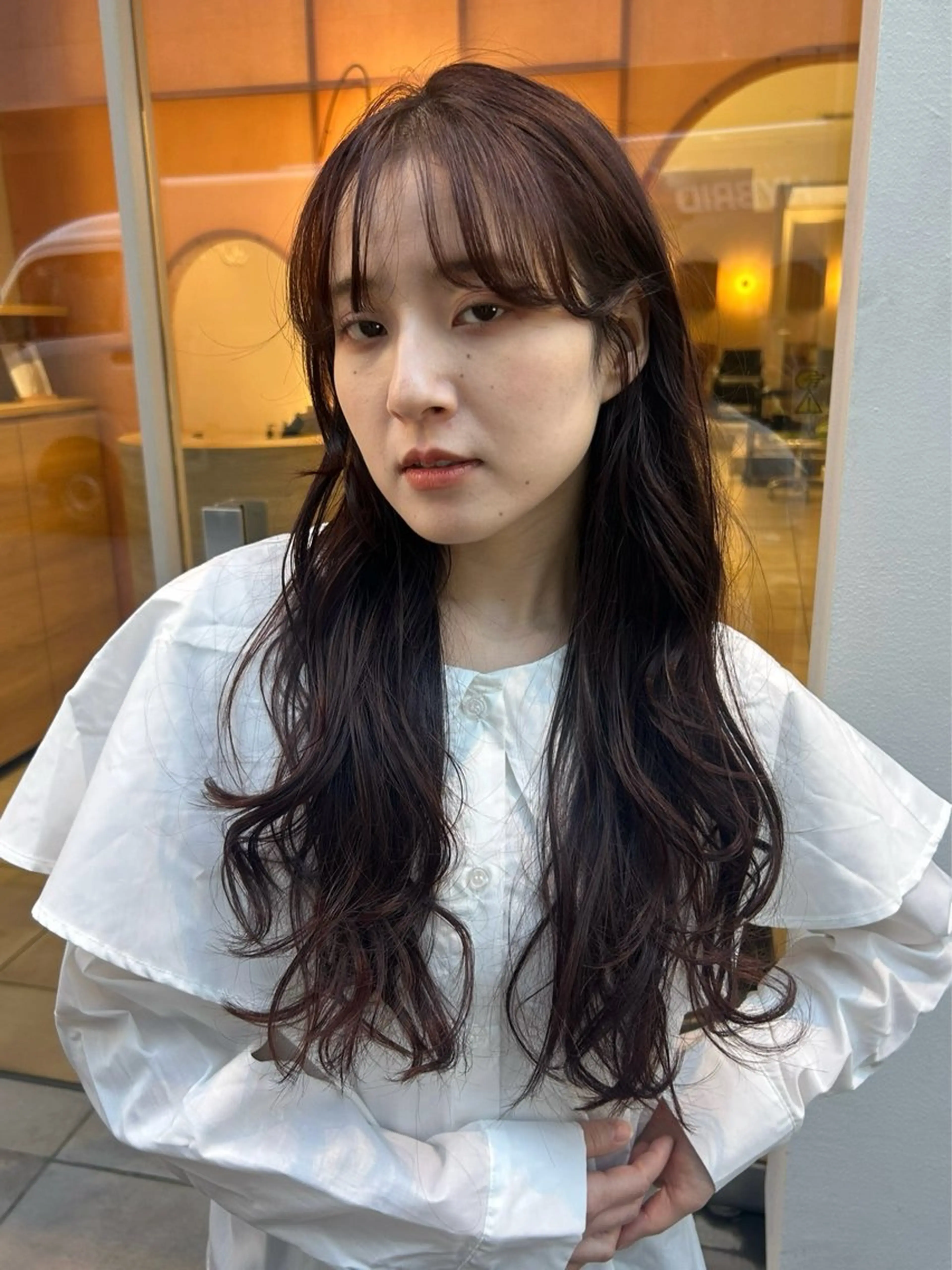 ロング パーマ hanabi /melt西梅田のヘアスタイル