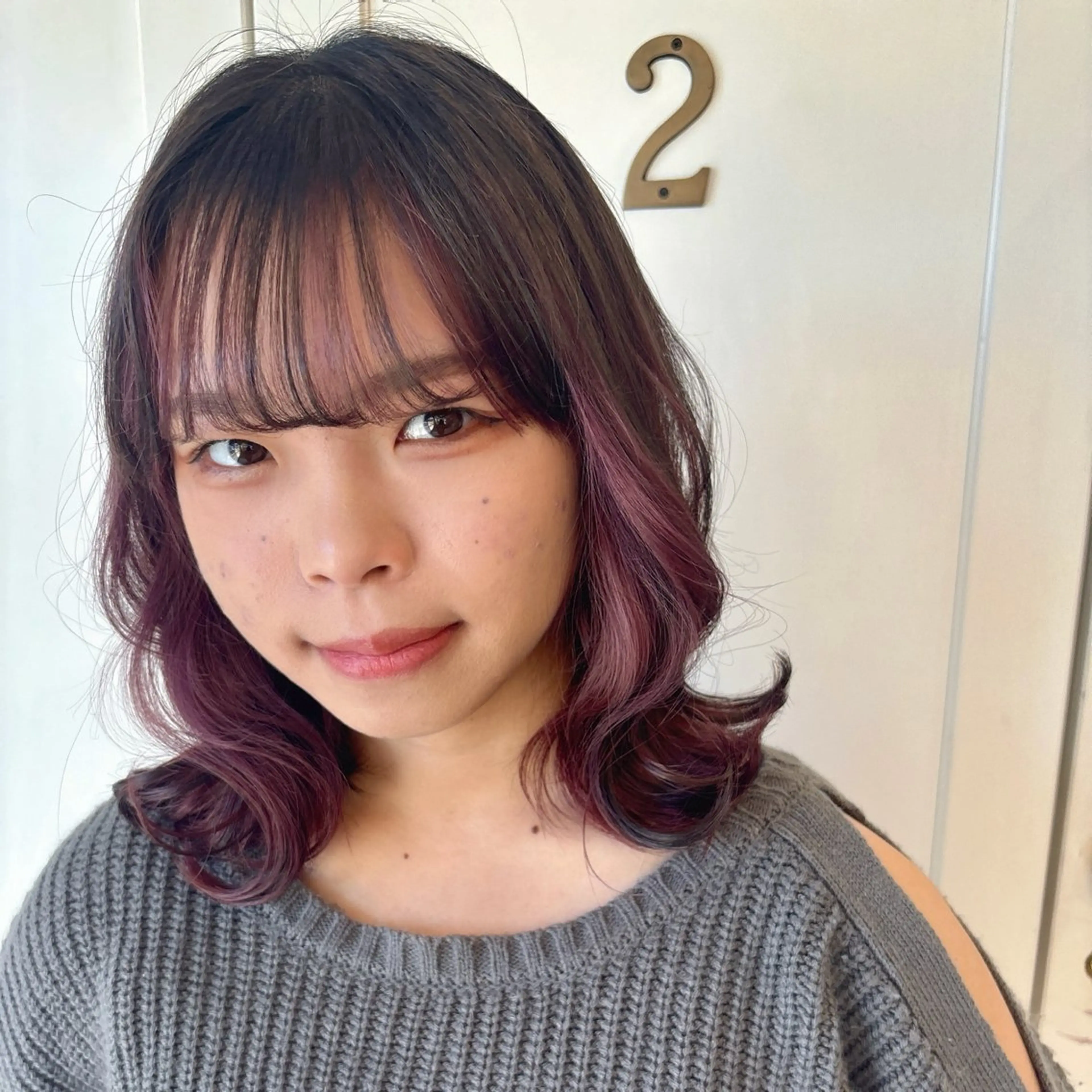 カラー 村瀬 美来のヘアスタイル