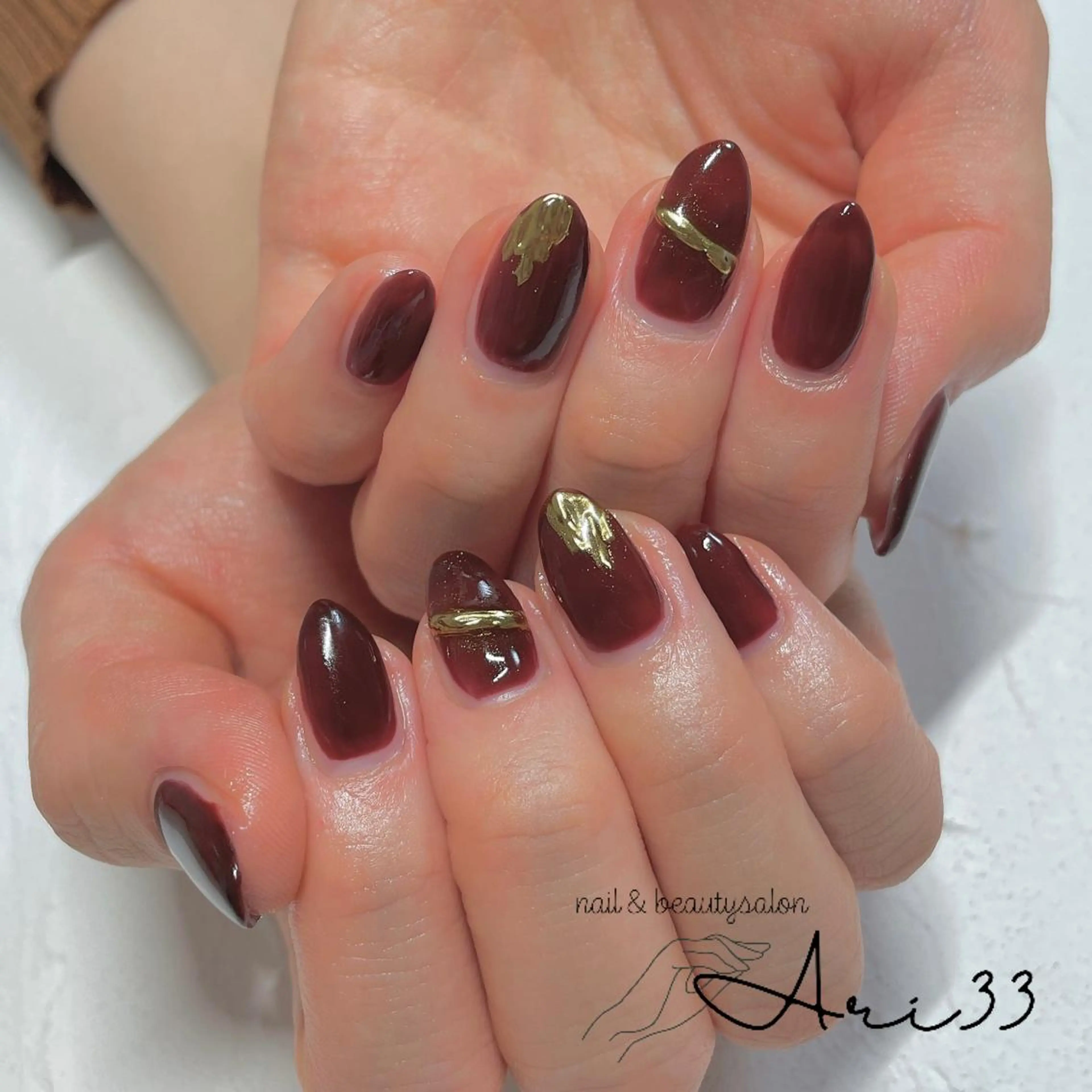 ネイル ハンドネイル プライベートサロン Ari33nailのネイルデザイン