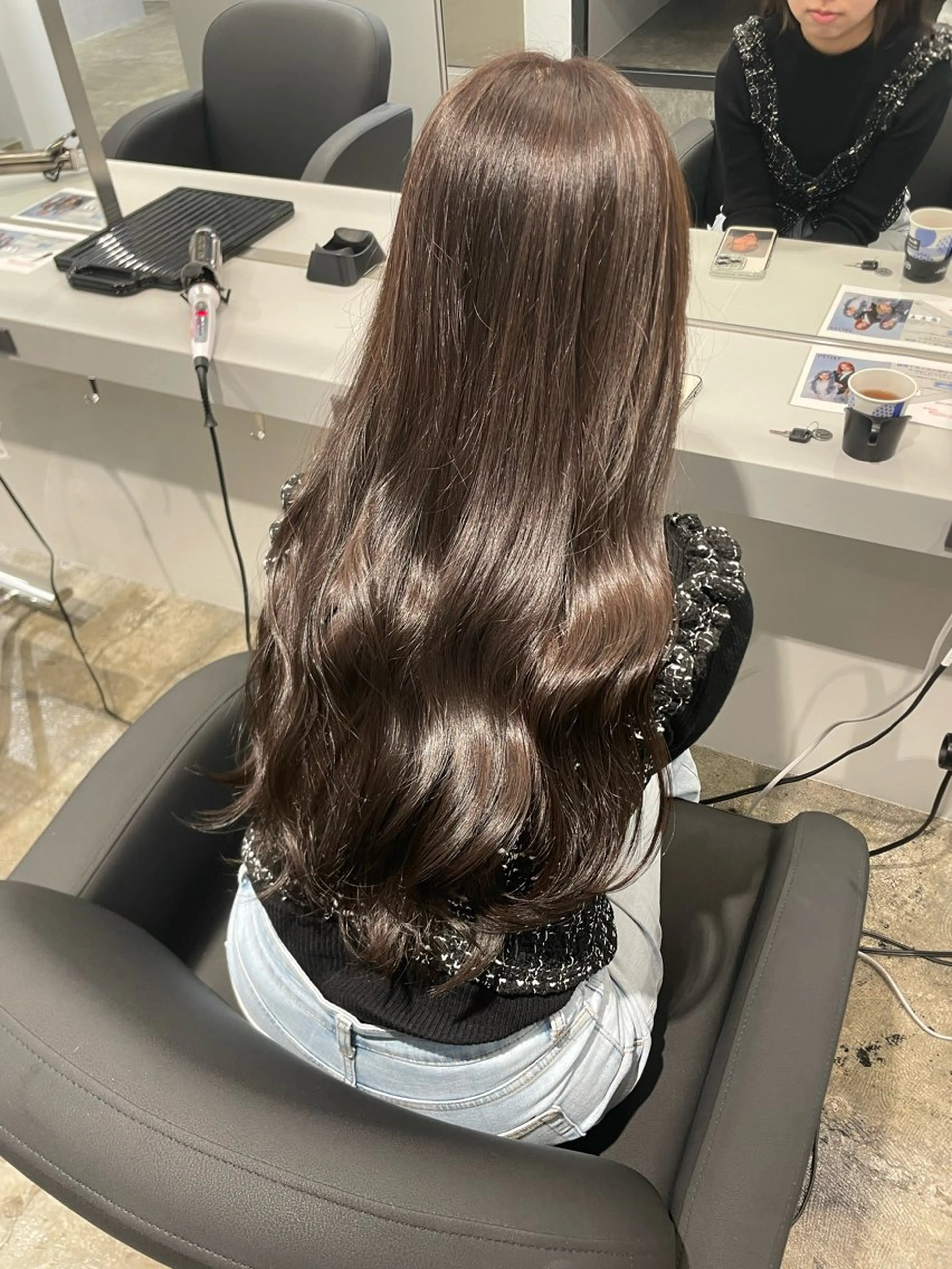 ロング カラー グレージュ ヘアカラー トリートメント 🫧透明感/美髪🫧 Hiroakiのヘアスタイル