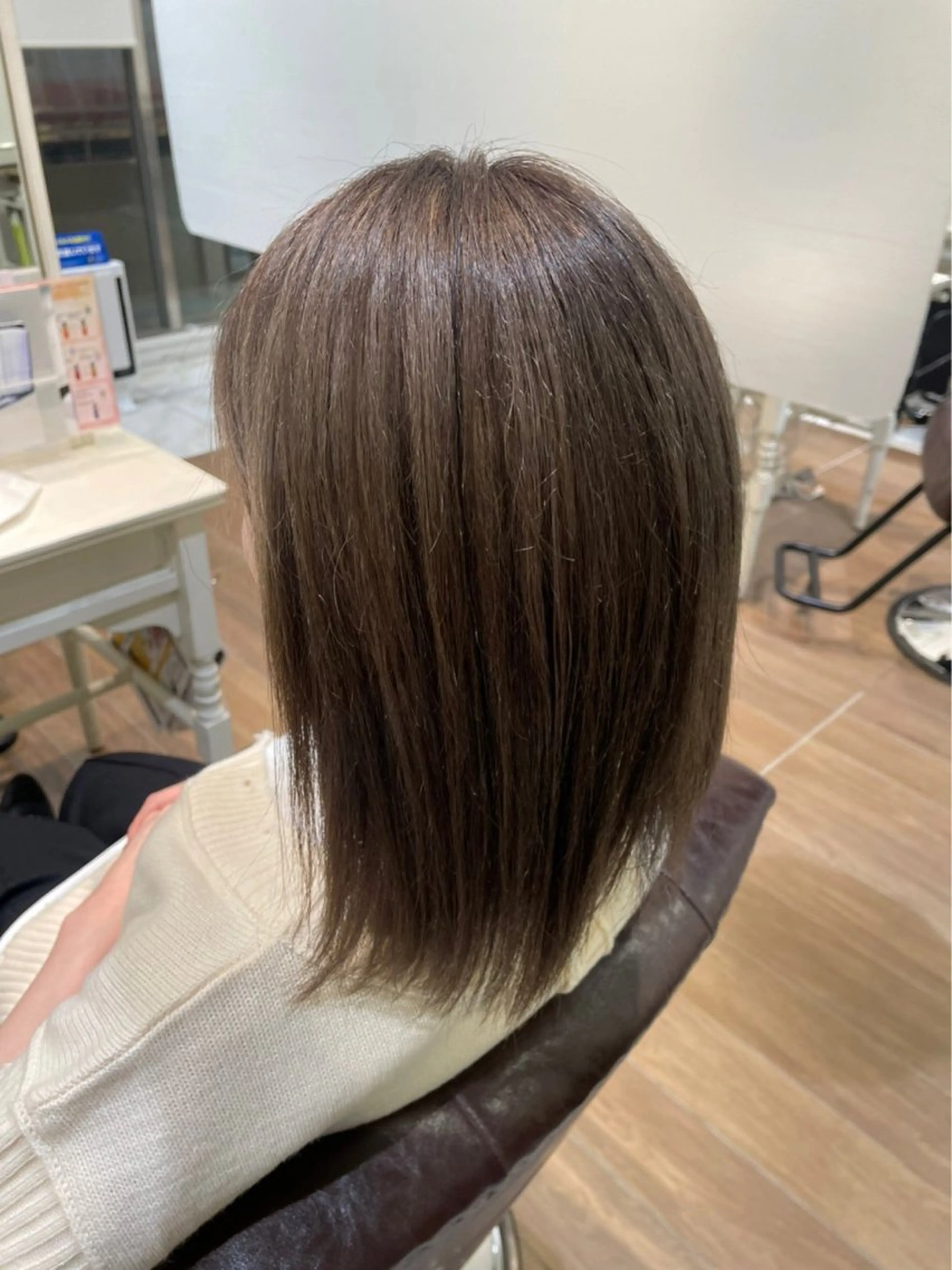 ミディアム 白髪染め /増田桃子のヘアスタイル