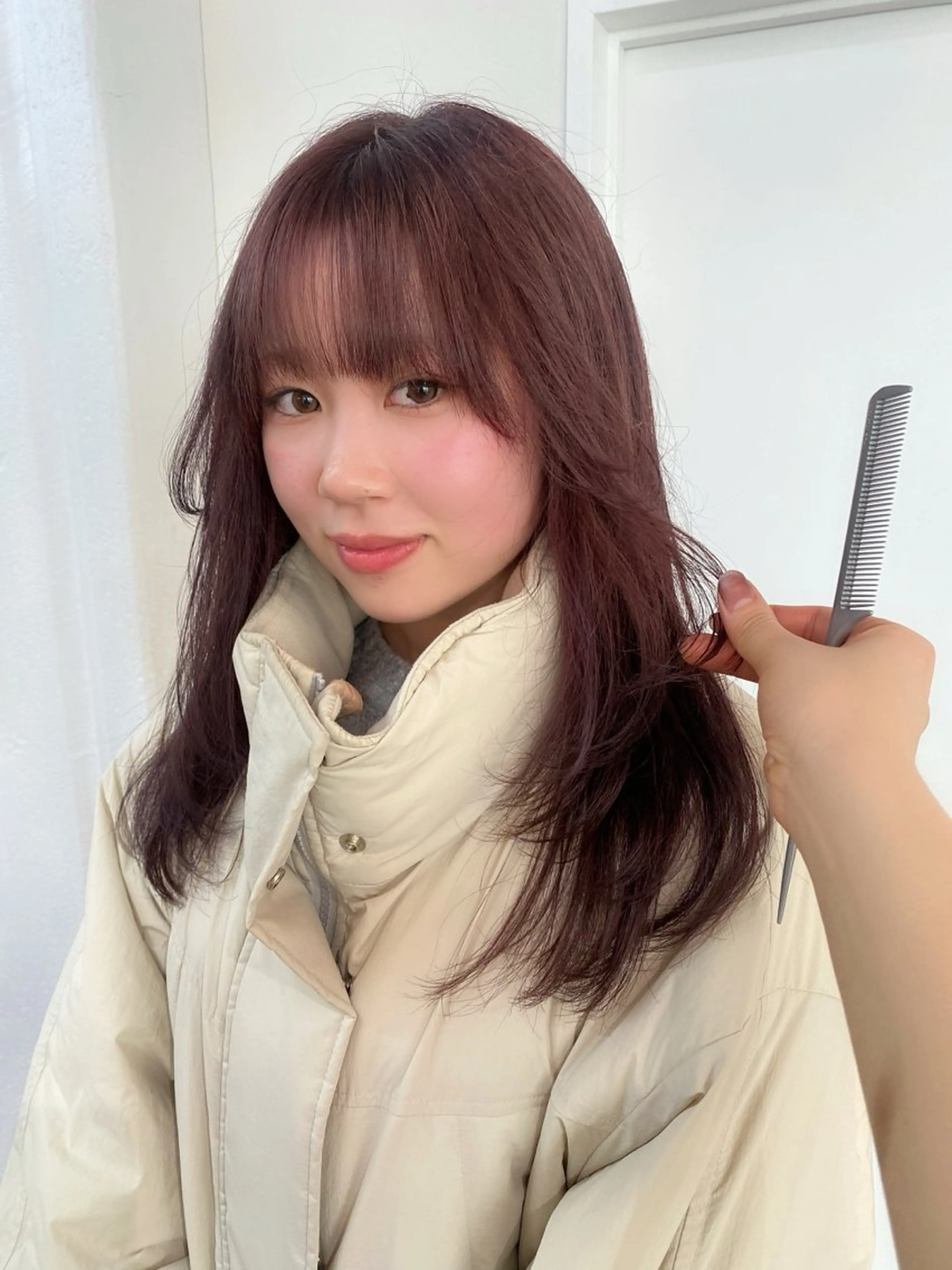 セミロング カラー ichika/福岡 /透明感カラー🤎のヘアスタイル