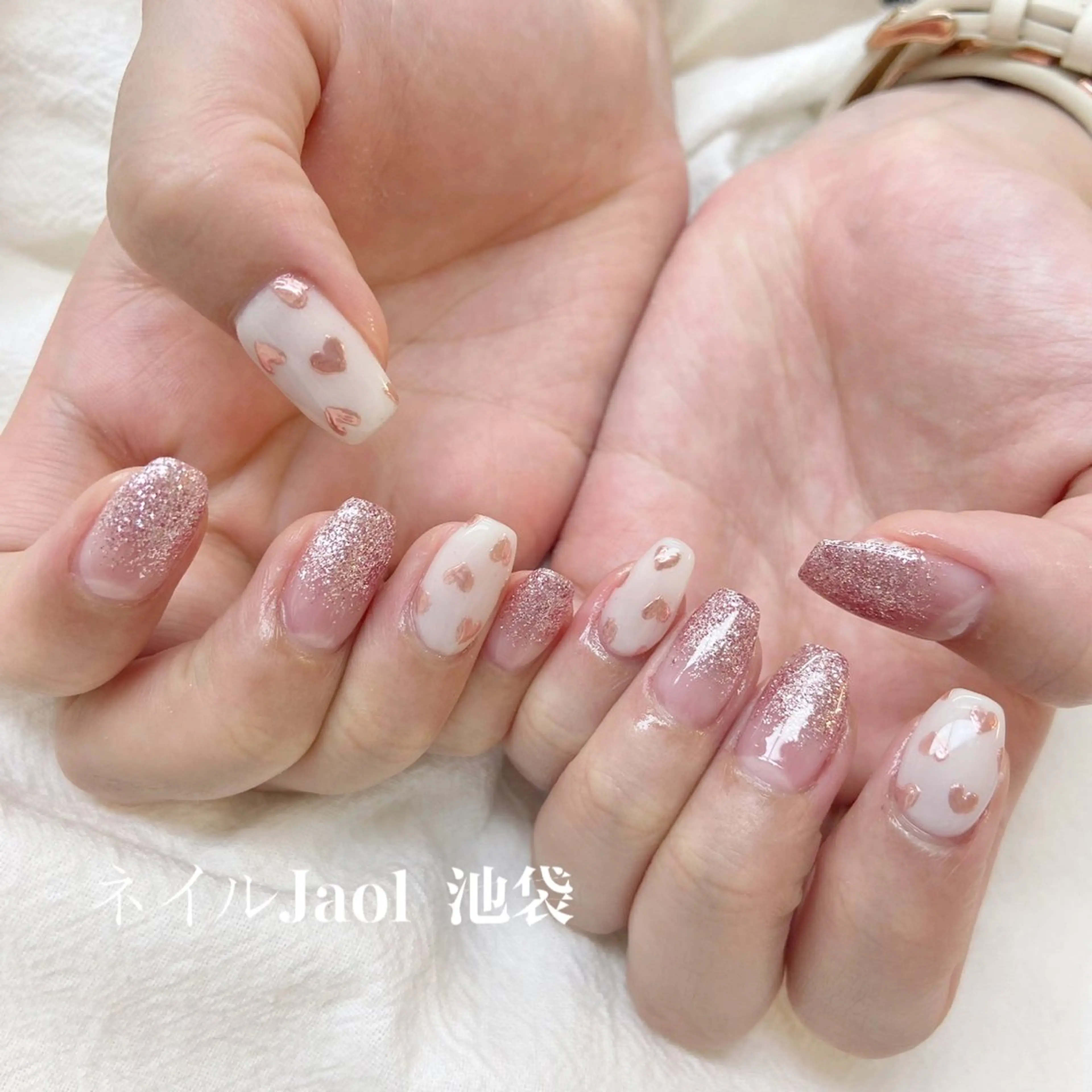 ミディアム ハンドネイル ネイルJaol 池袋のネイルデザイン