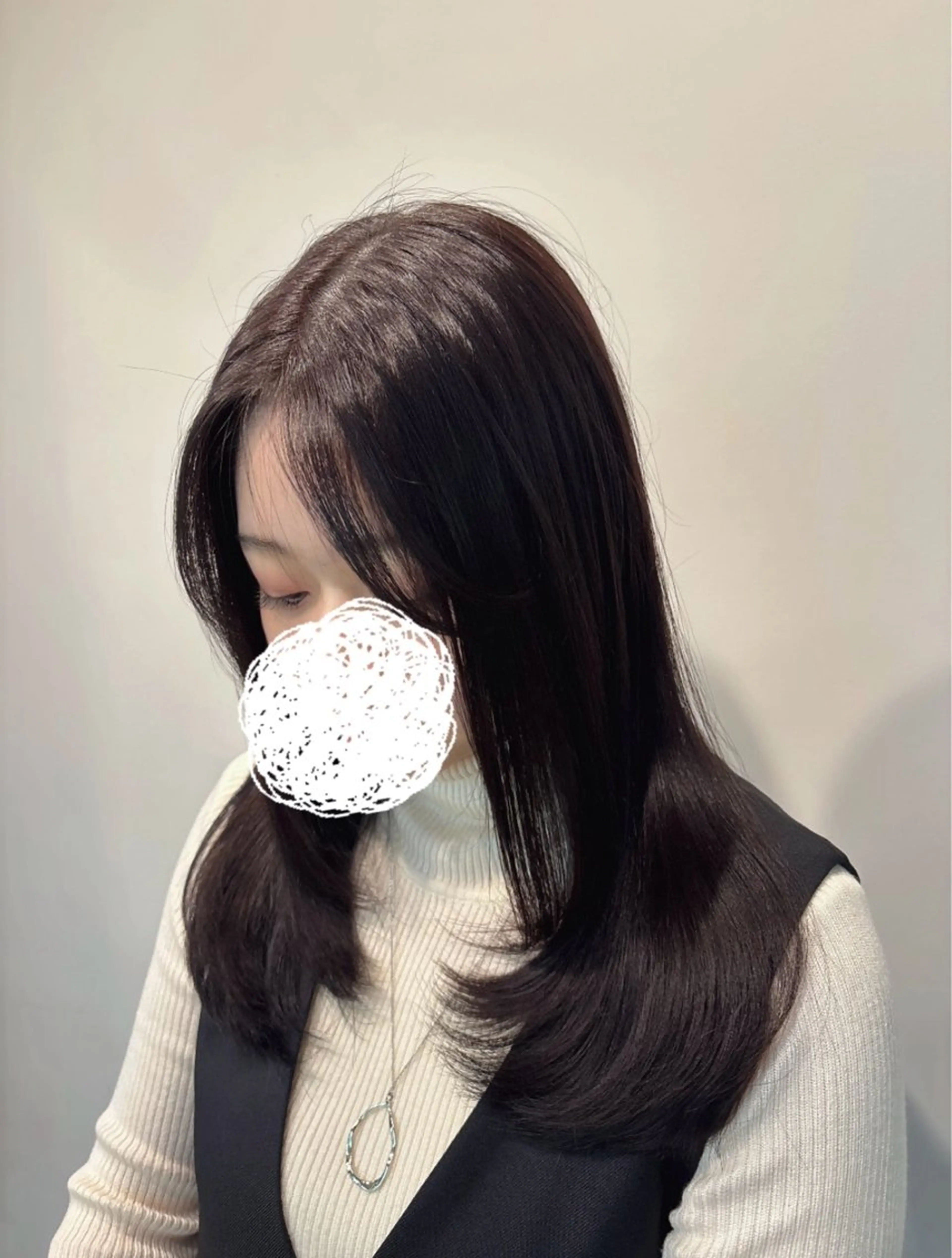 ロング レイヤーカット ✿︎AMELY呉服町 海野采紗‎✿  ‎のヘアスタイル