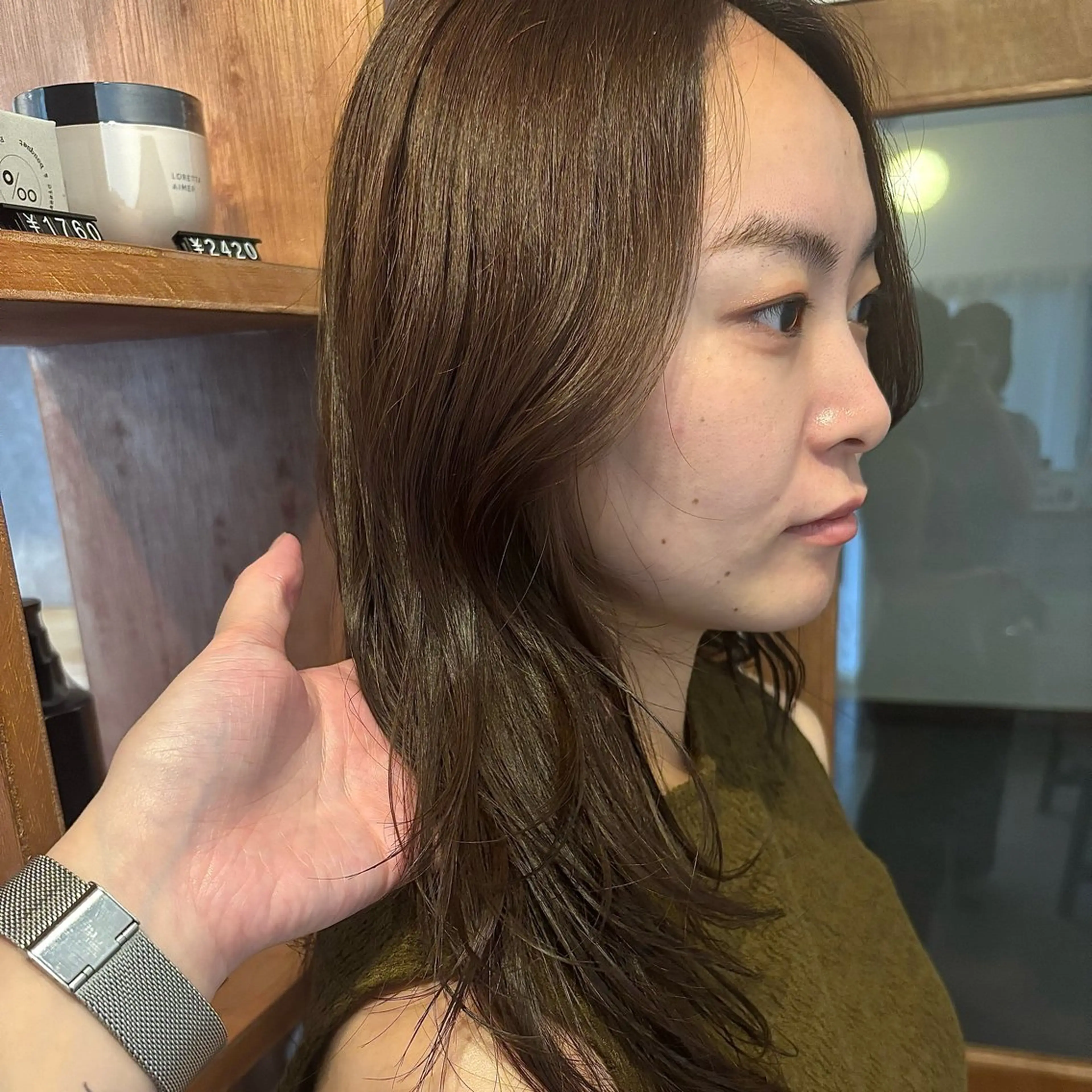 ロング カット ヘアカラー トリートメント chiho🌛ボブ /髪質改善カラー🫧のヘアスタイル