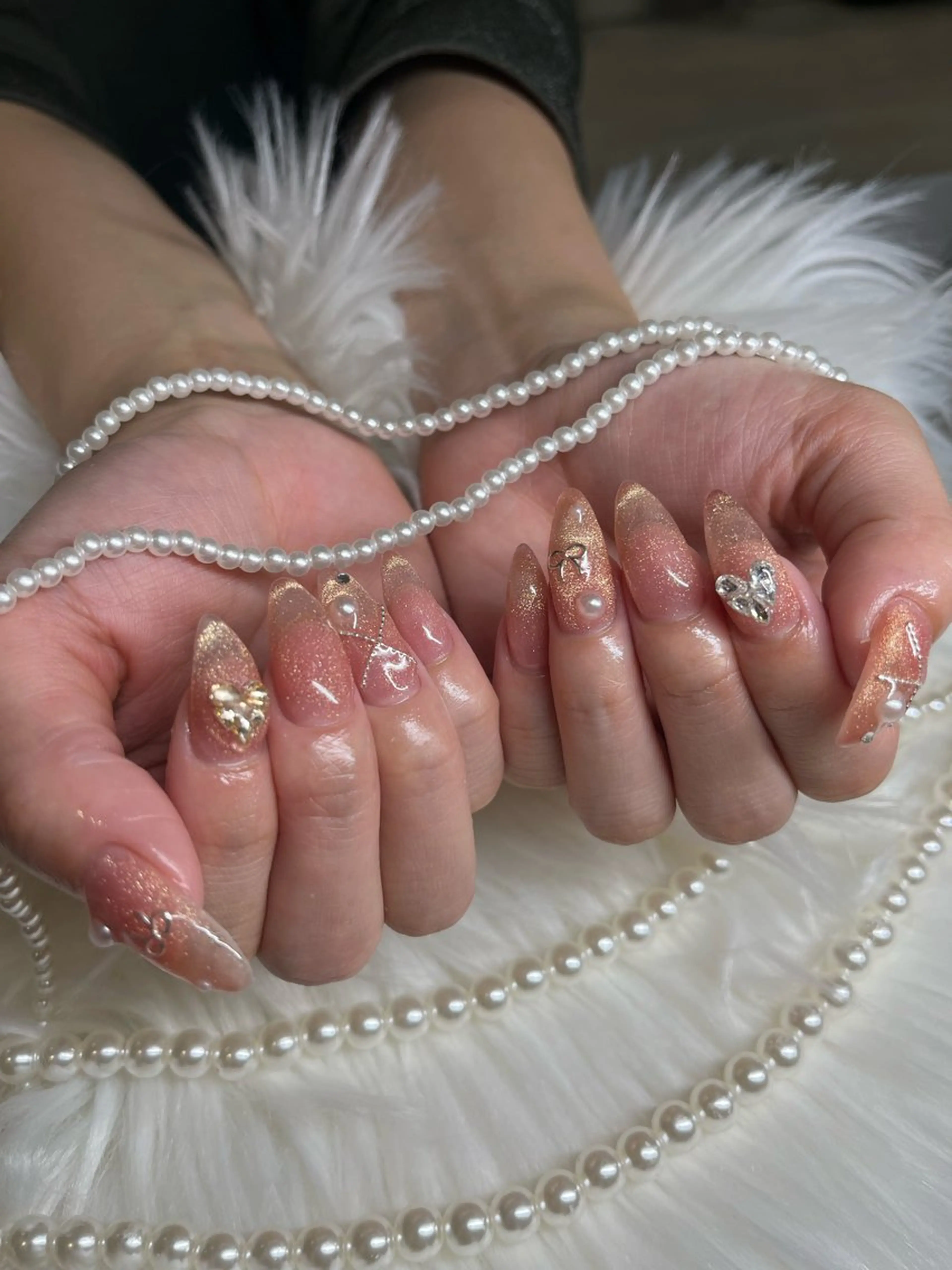 ネイル マグネットネイル ハンドネイル Babel新町店 _mao🩵のネイルデザイン