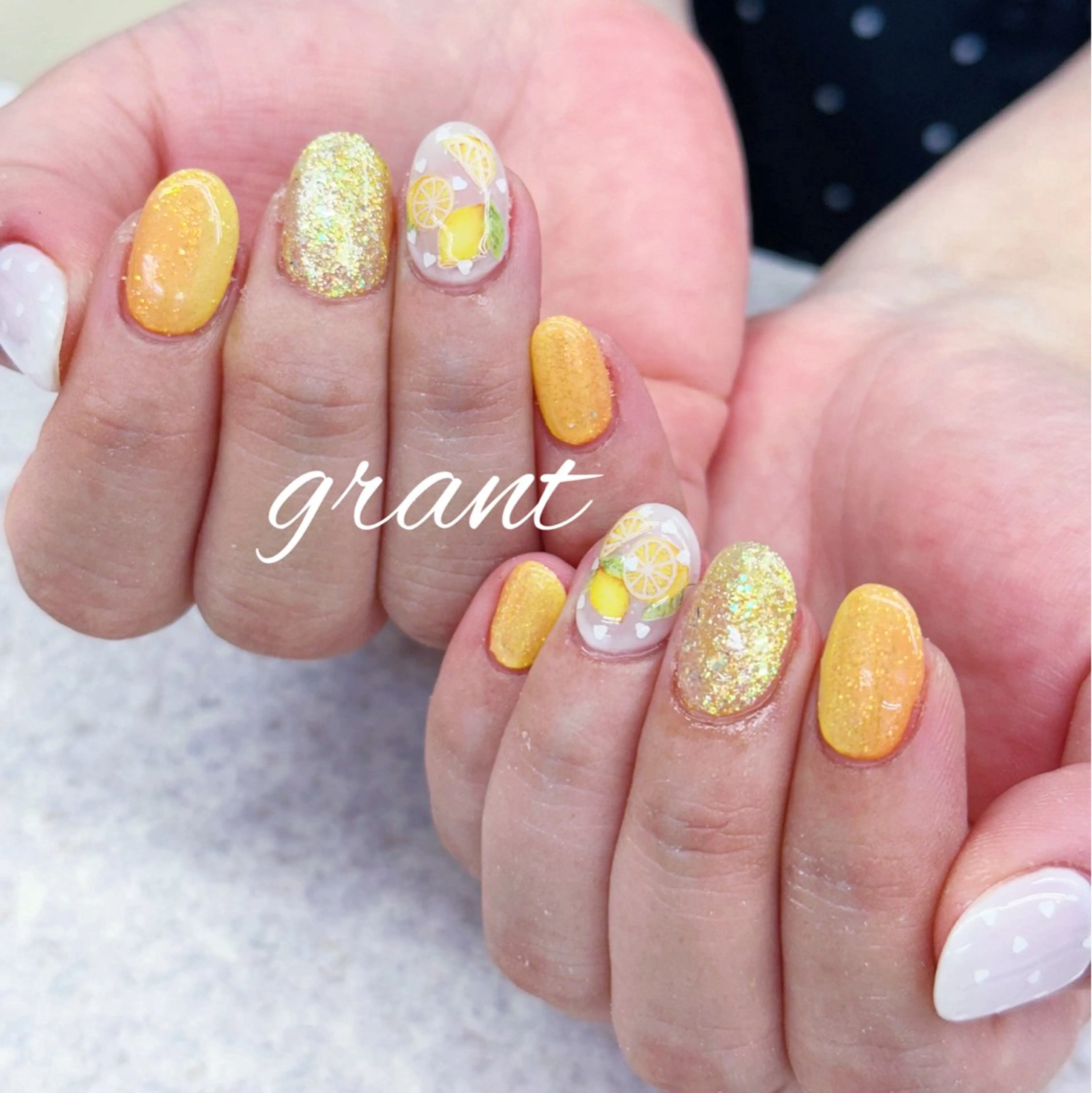 ネイル 夏ネイル ハンドネイル nailsalon grantのネイルデザイン