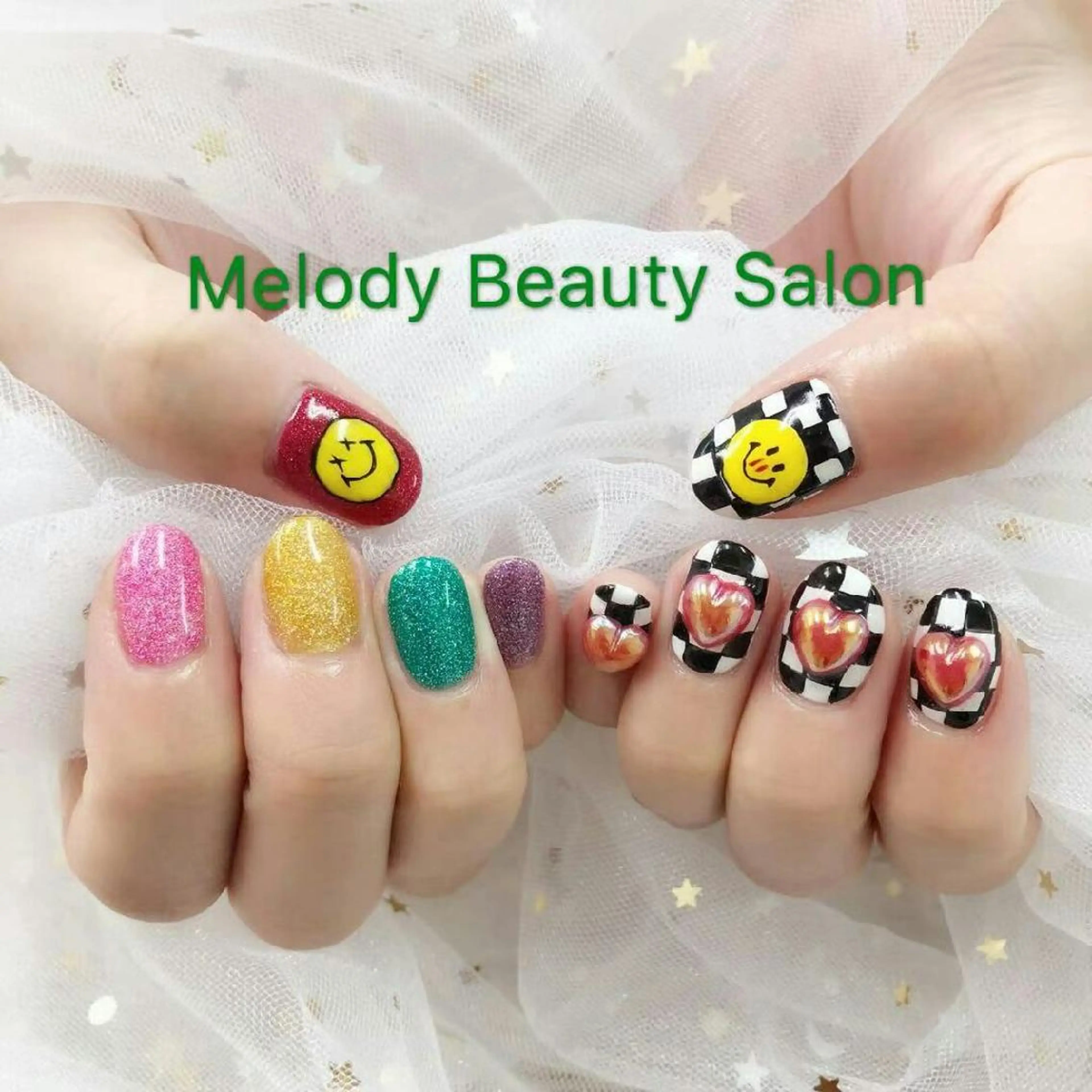 ネイル ハンドネイル Melody  3D/スカルプ専門店のネイルデザイン