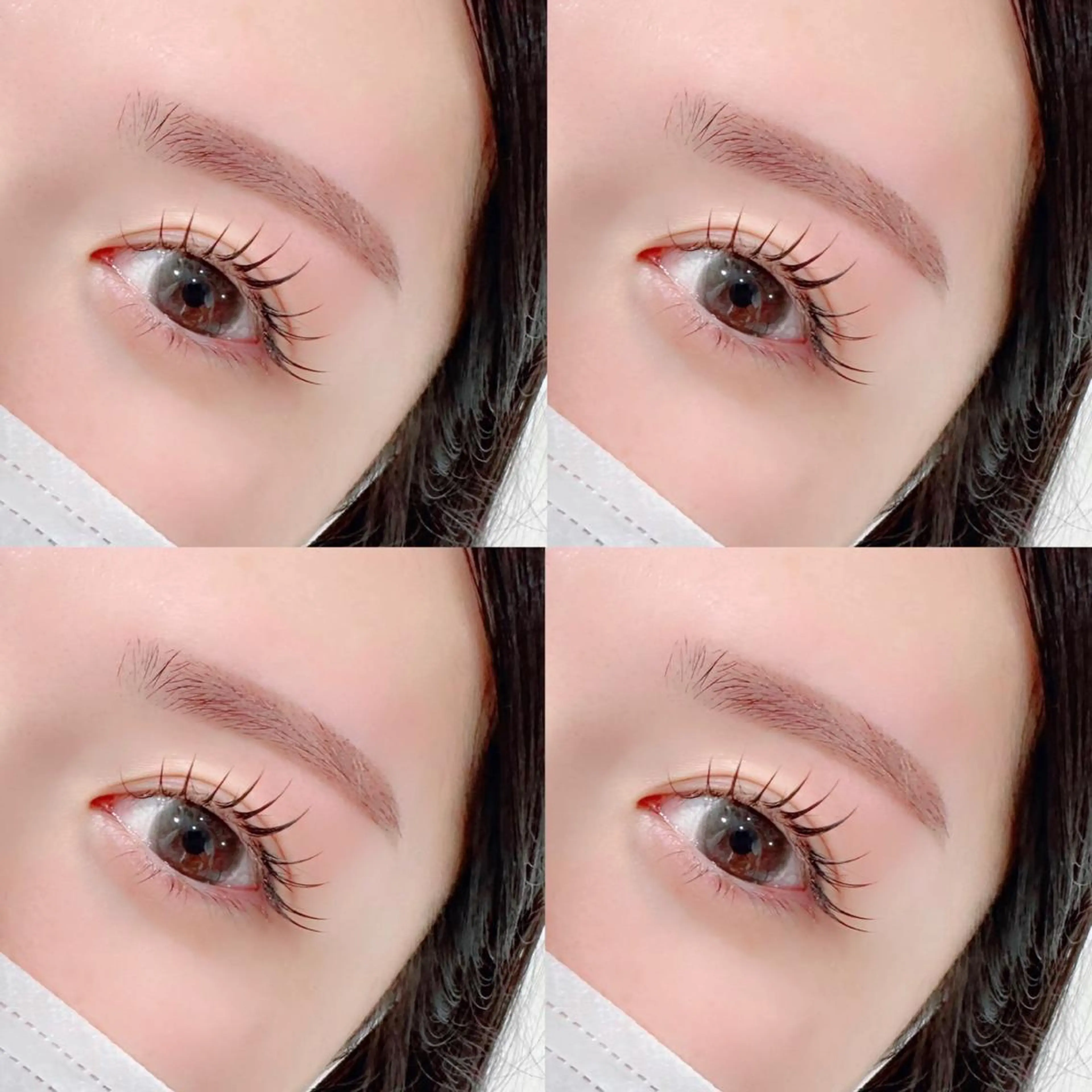 マツエク・マツパ アイブロウ 眉毛ワックス脱毛 フラットラッシュ NALU by felizのマツエク・マツパデザイン