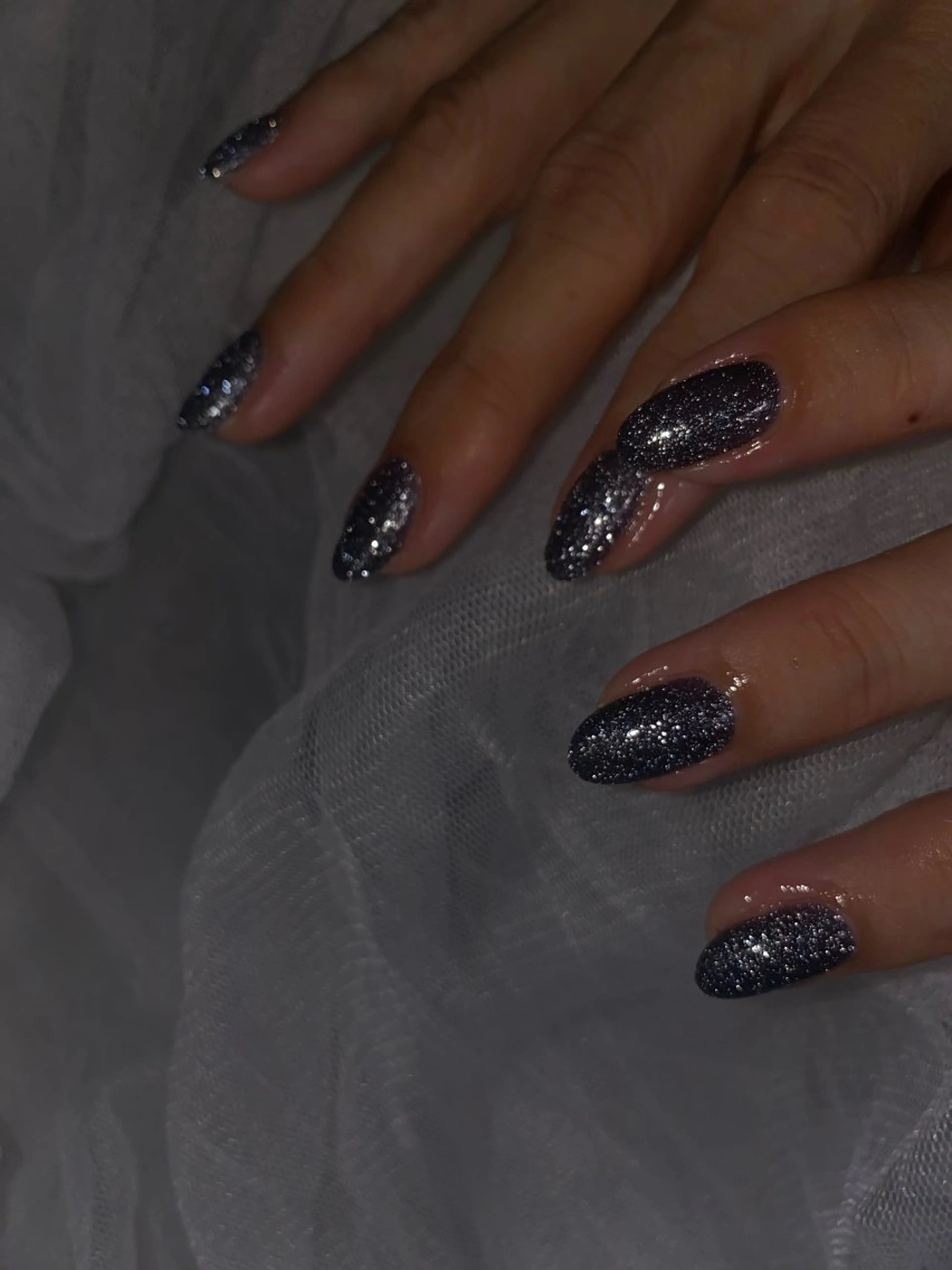 ネイル ネイビー ワンカラーネイル シンプルネイル ハンドネイル Ｌｉｔ .のネイルデザイン