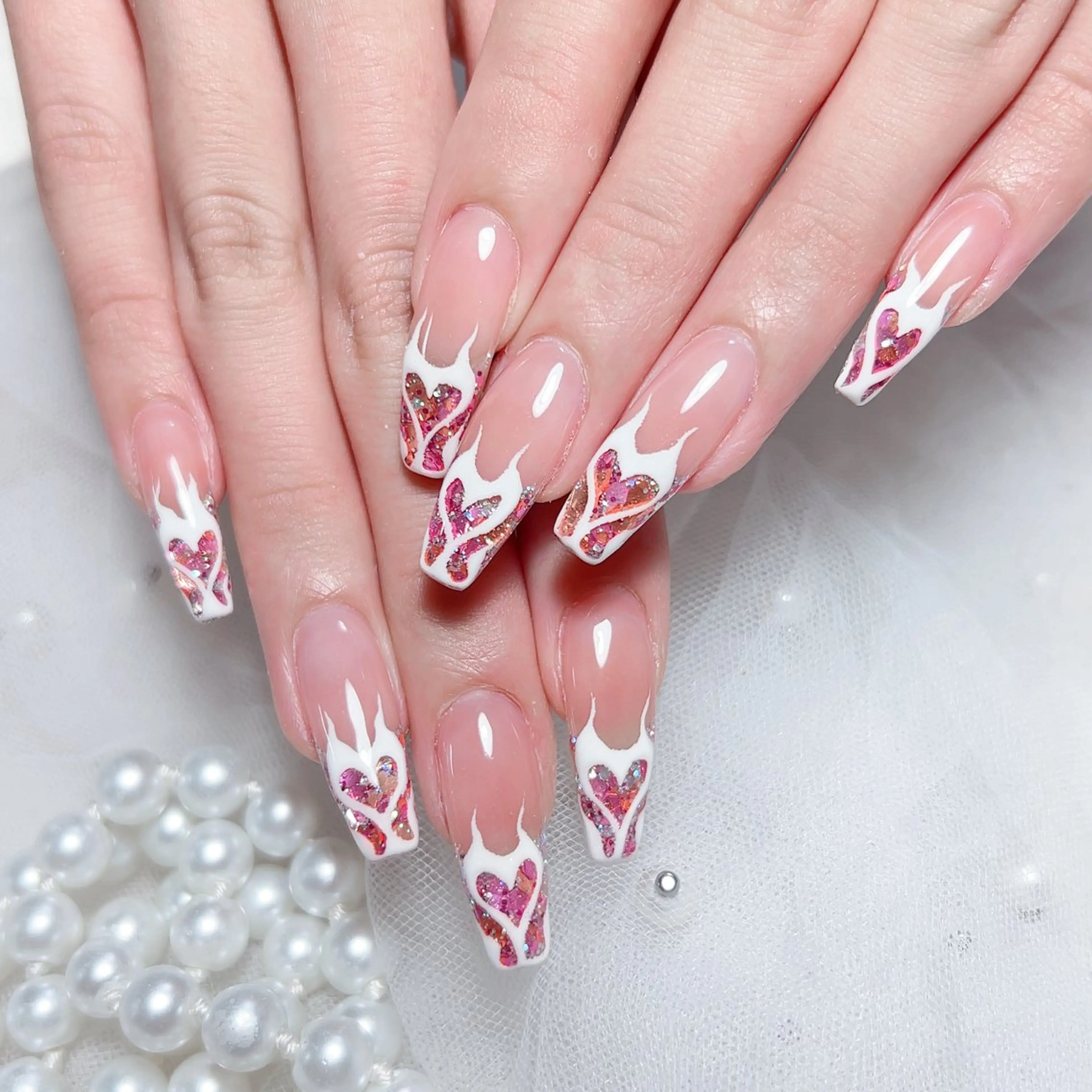 ネイル M🌷nail 長さだし専門店のネイルデザイン