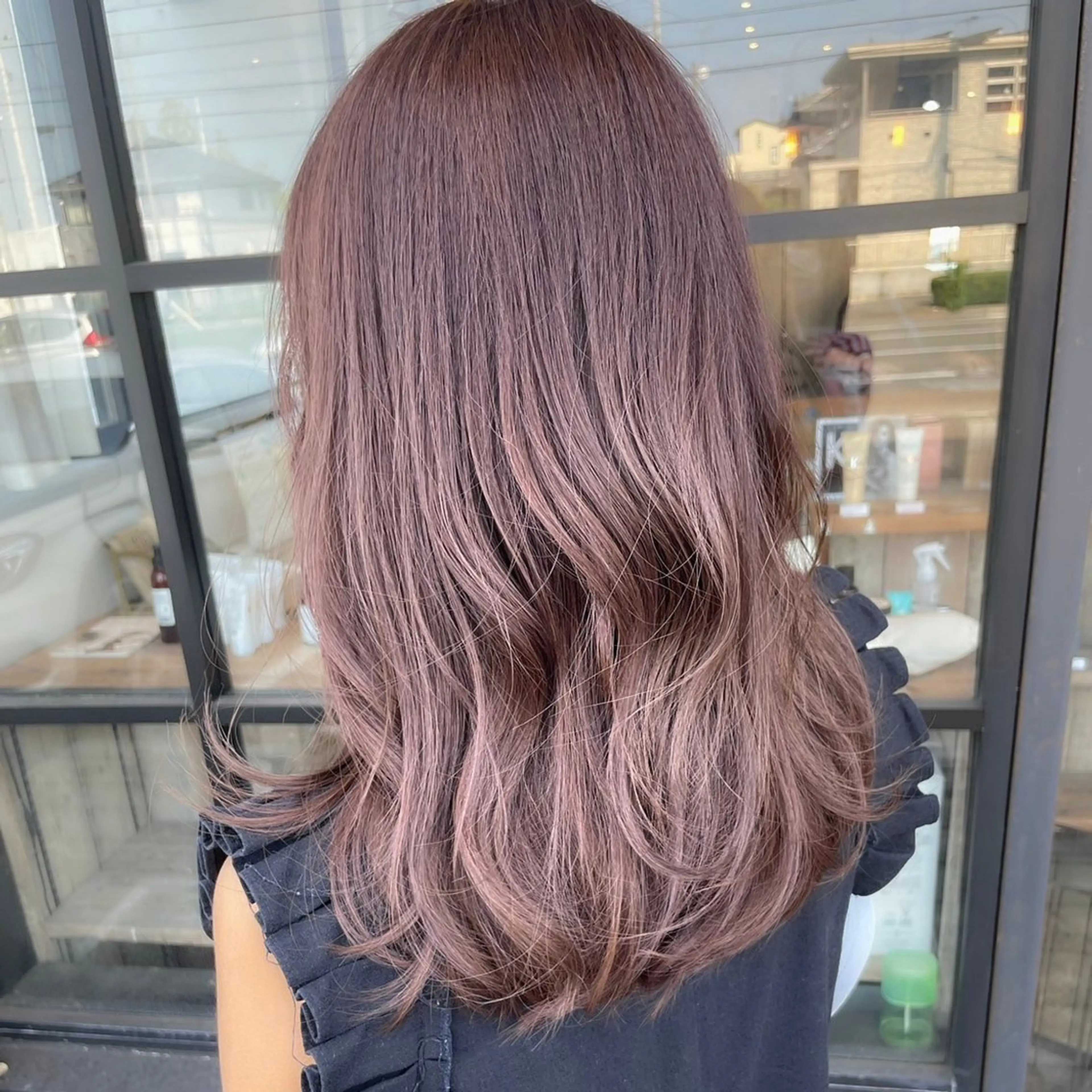 セミロング ヘアカラー 透明感カラー/パーマ 🌀アオノのヘアスタイル