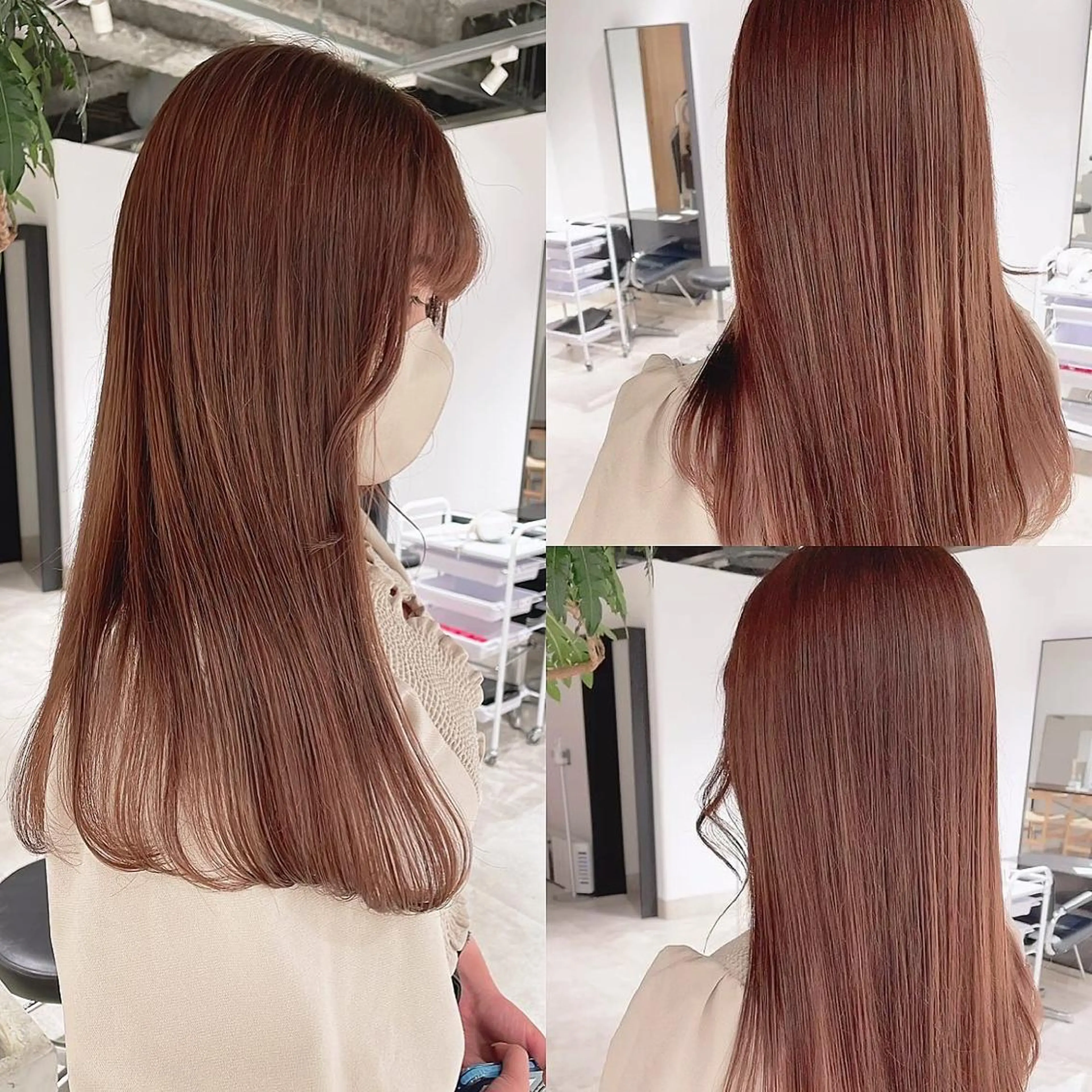 ロング カラー ベージュカラー ブリーチ ブラウンカラー ブラウンベージュ ブリーチなしカラー ヘアカラー トリートメント 渋谷:インナーカラー ／🍒エリカ🍒のヘアスタイル