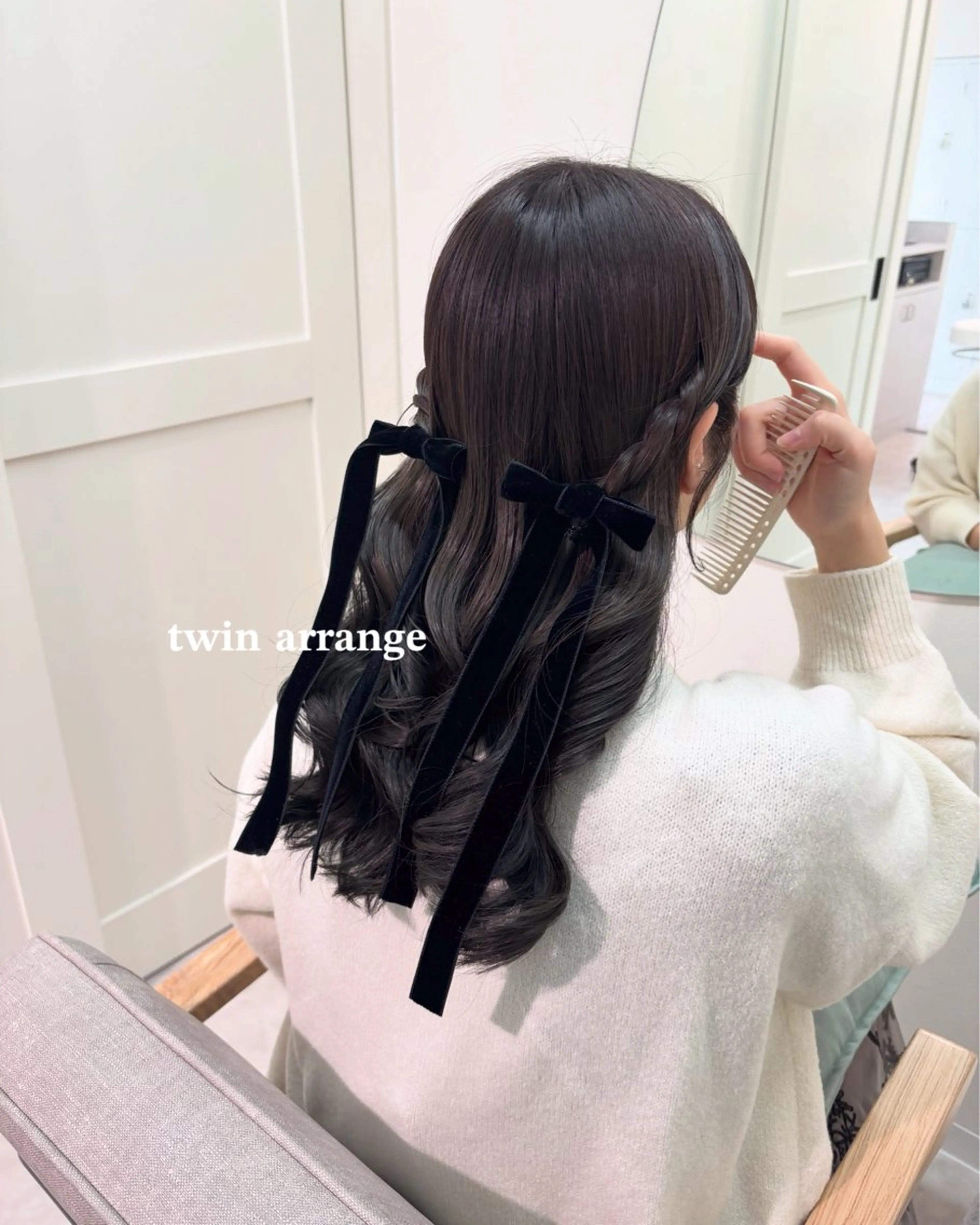 ヘアアレンジ 広島/ヘアセット /ベージュ/わかなのヘアスタイル