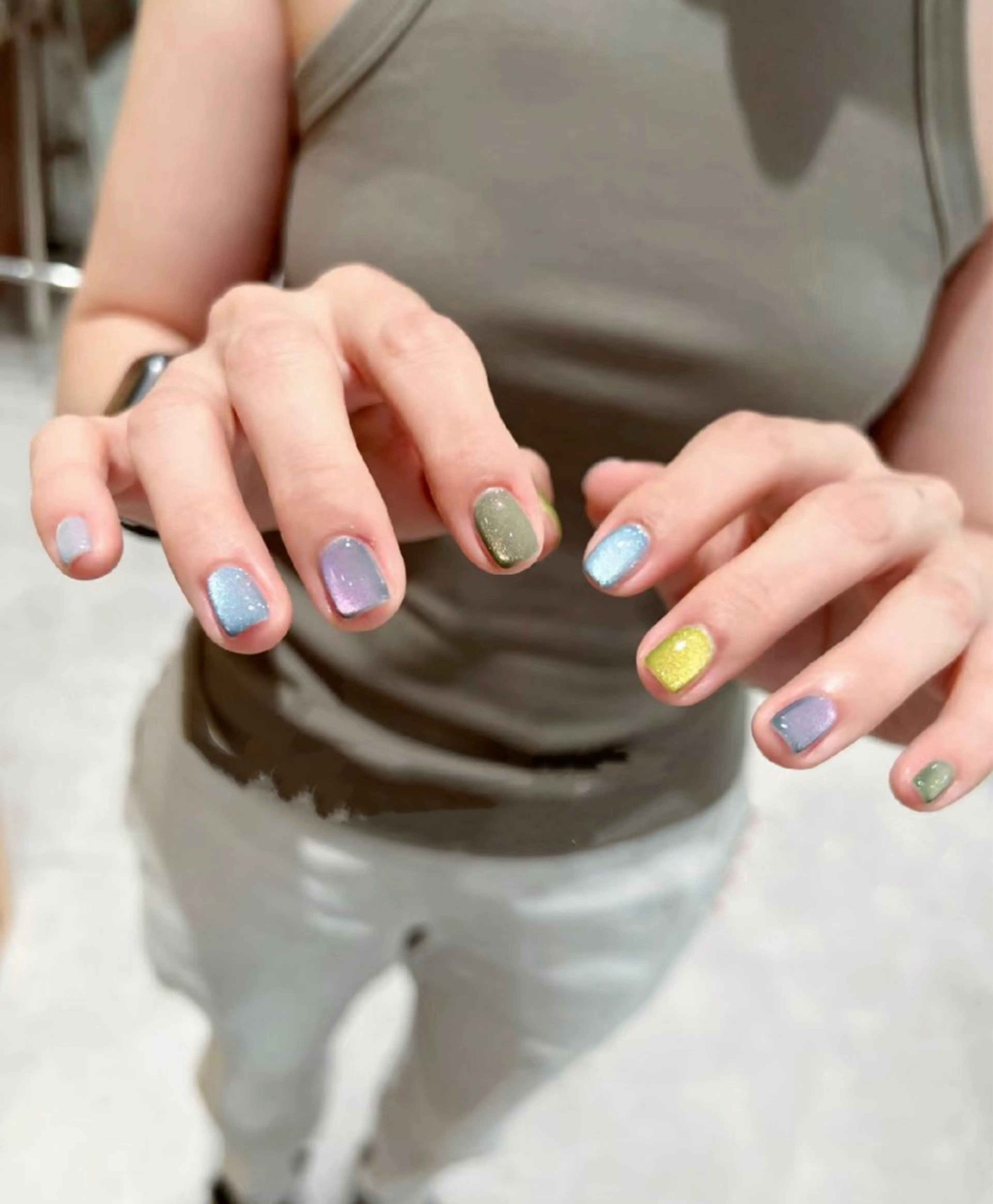 2色カラー(マグネット、ラメ、ワンカラー)1000カラー以上から選べます＾＾の写真