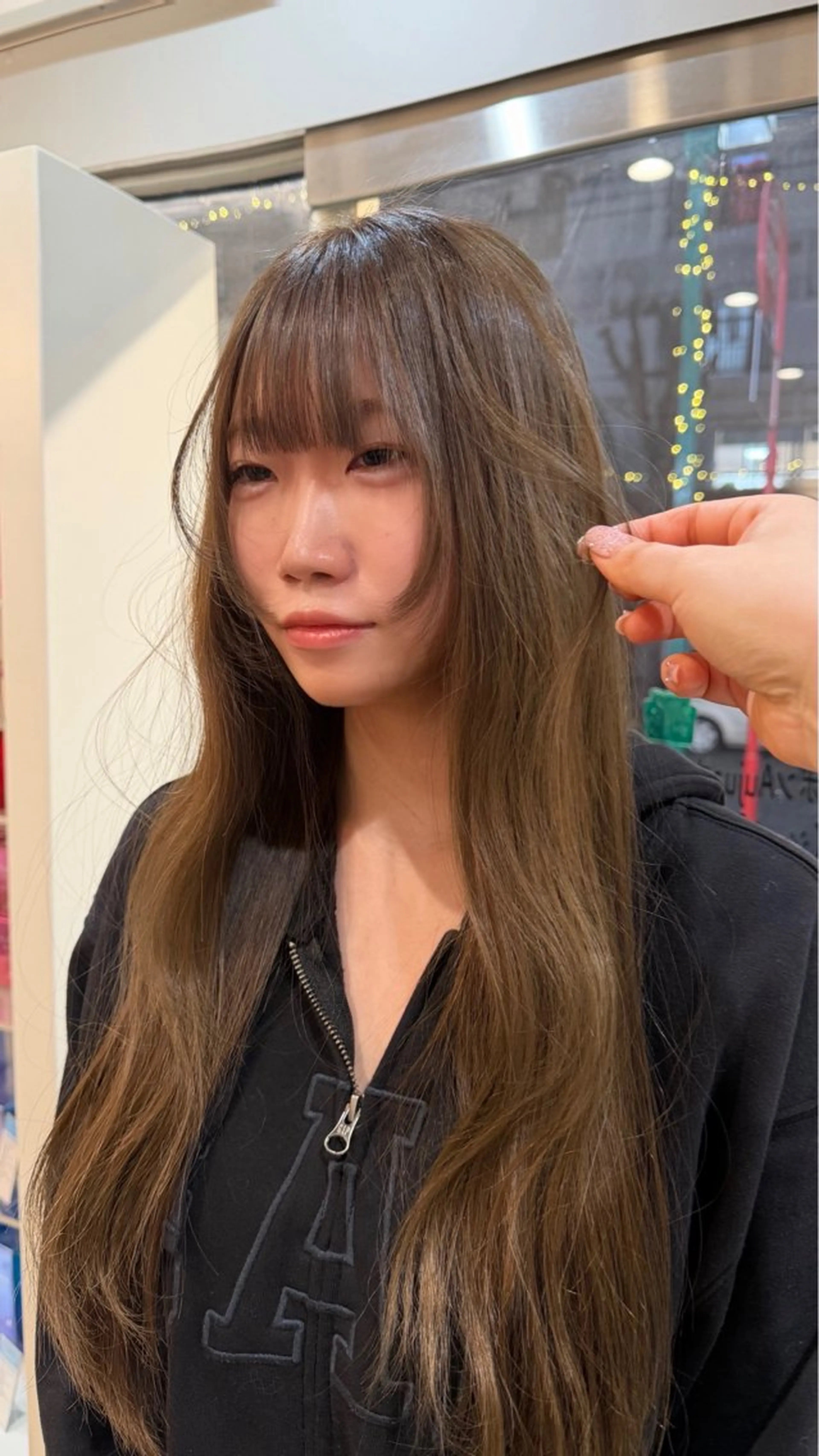 ロング 松本 羅華のヘアスタイル