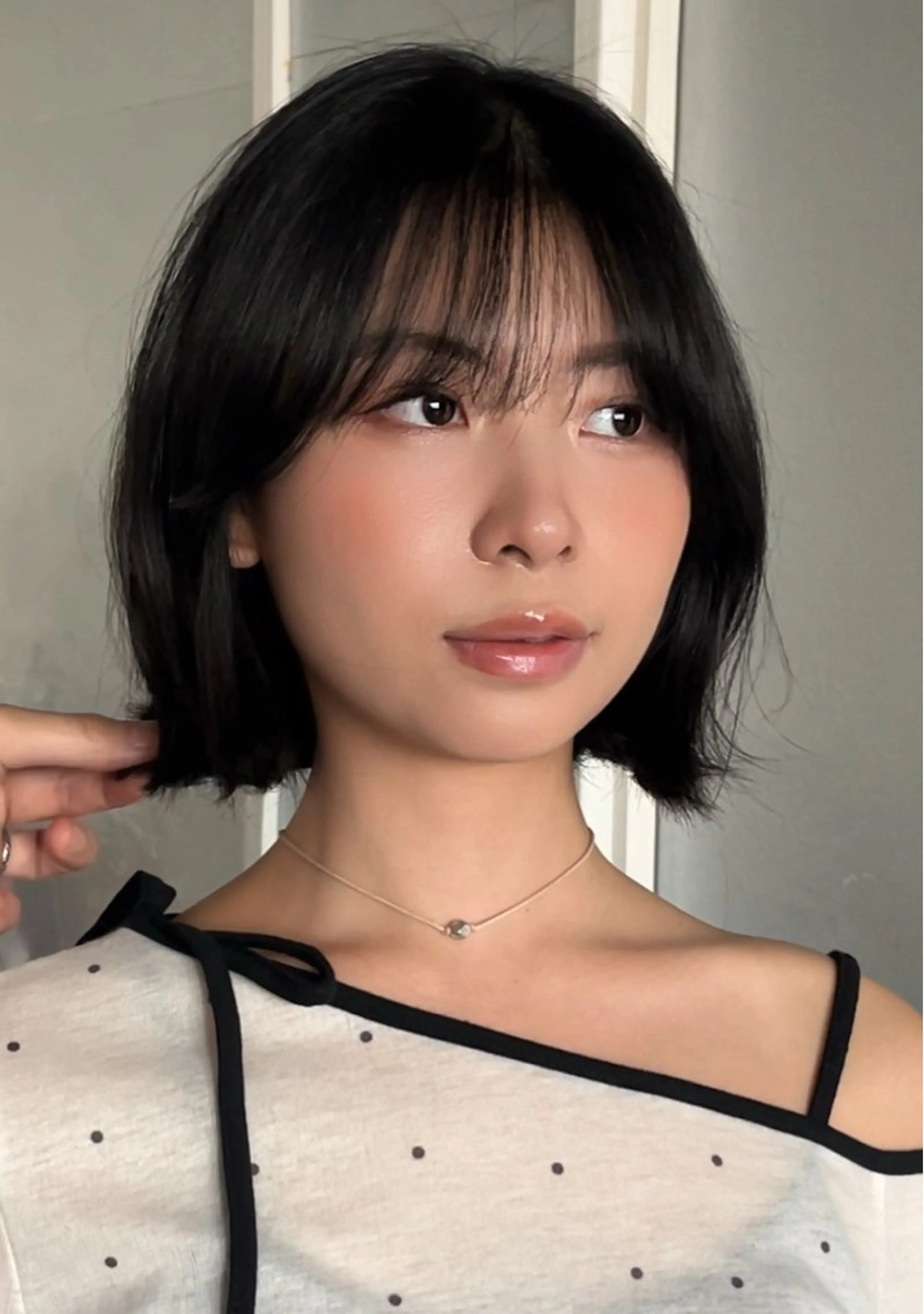 ショート タンバルモリ カット 韓国ボブ/ハッシュ カットKIRAのヘアスタイル