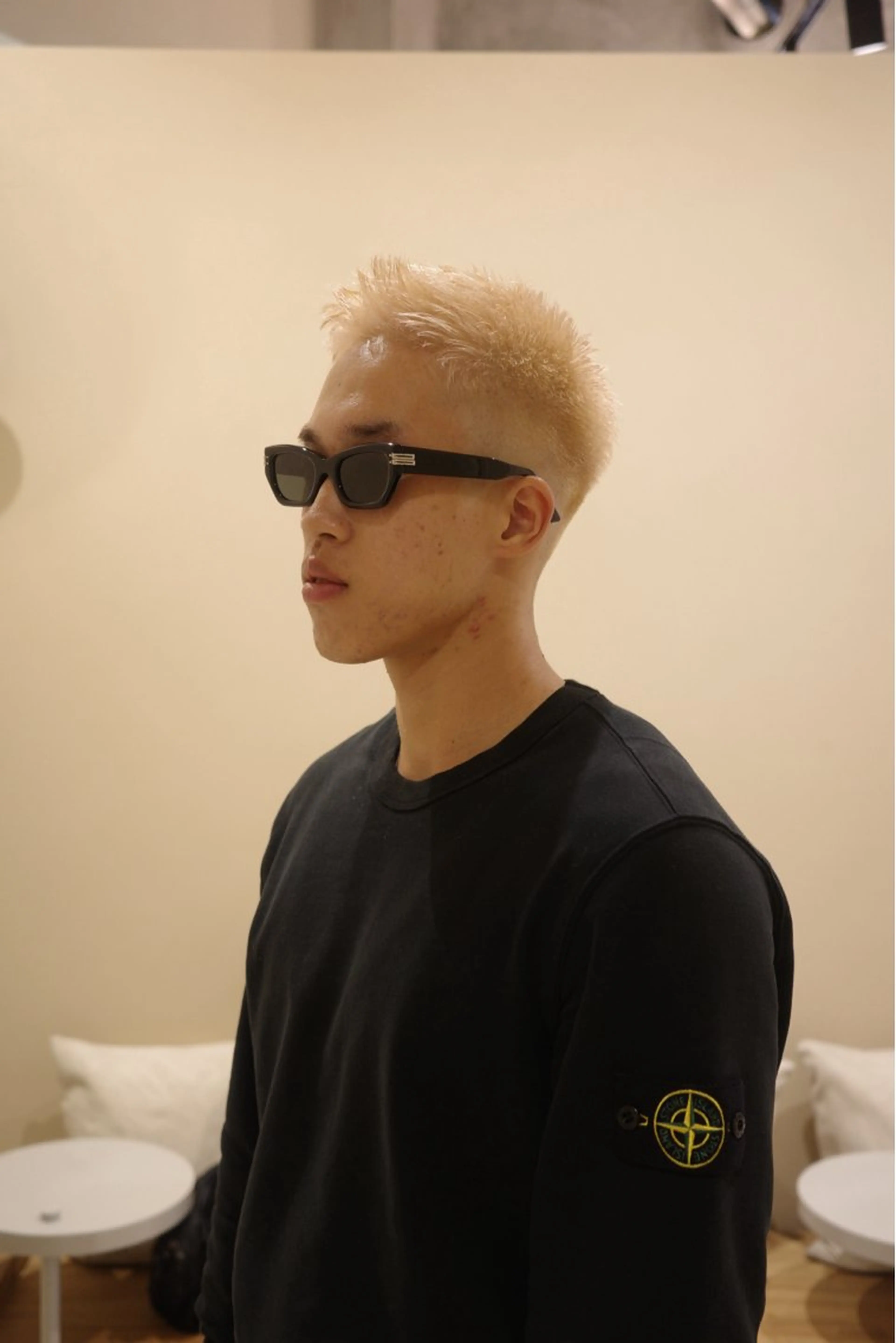 メンズ 韓国ヘア/髪質改善/ レイヤー/ブラウンのヘアスタイル