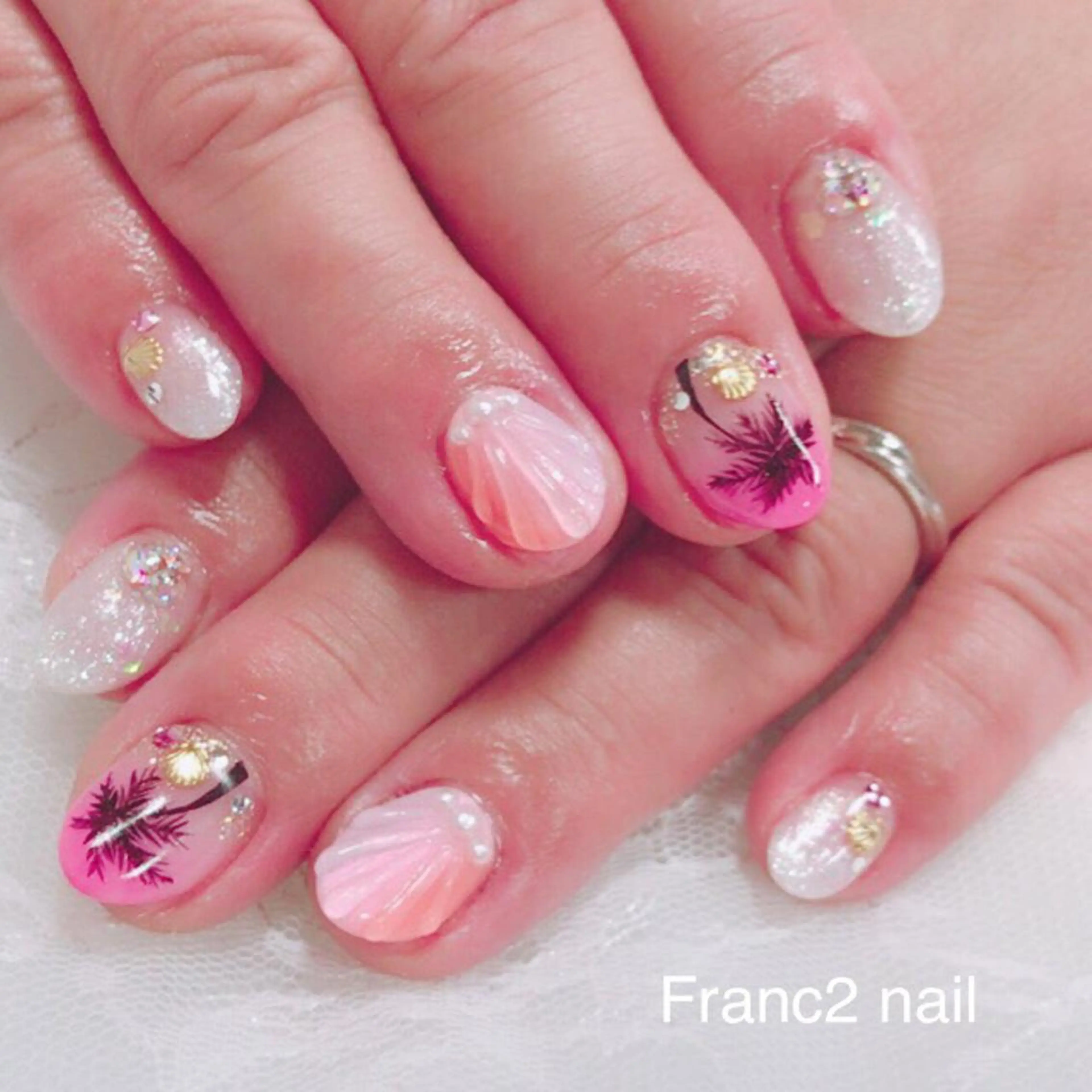 ネイル 玉造、森ノ宮 fran2 nailのネイルデザイン
