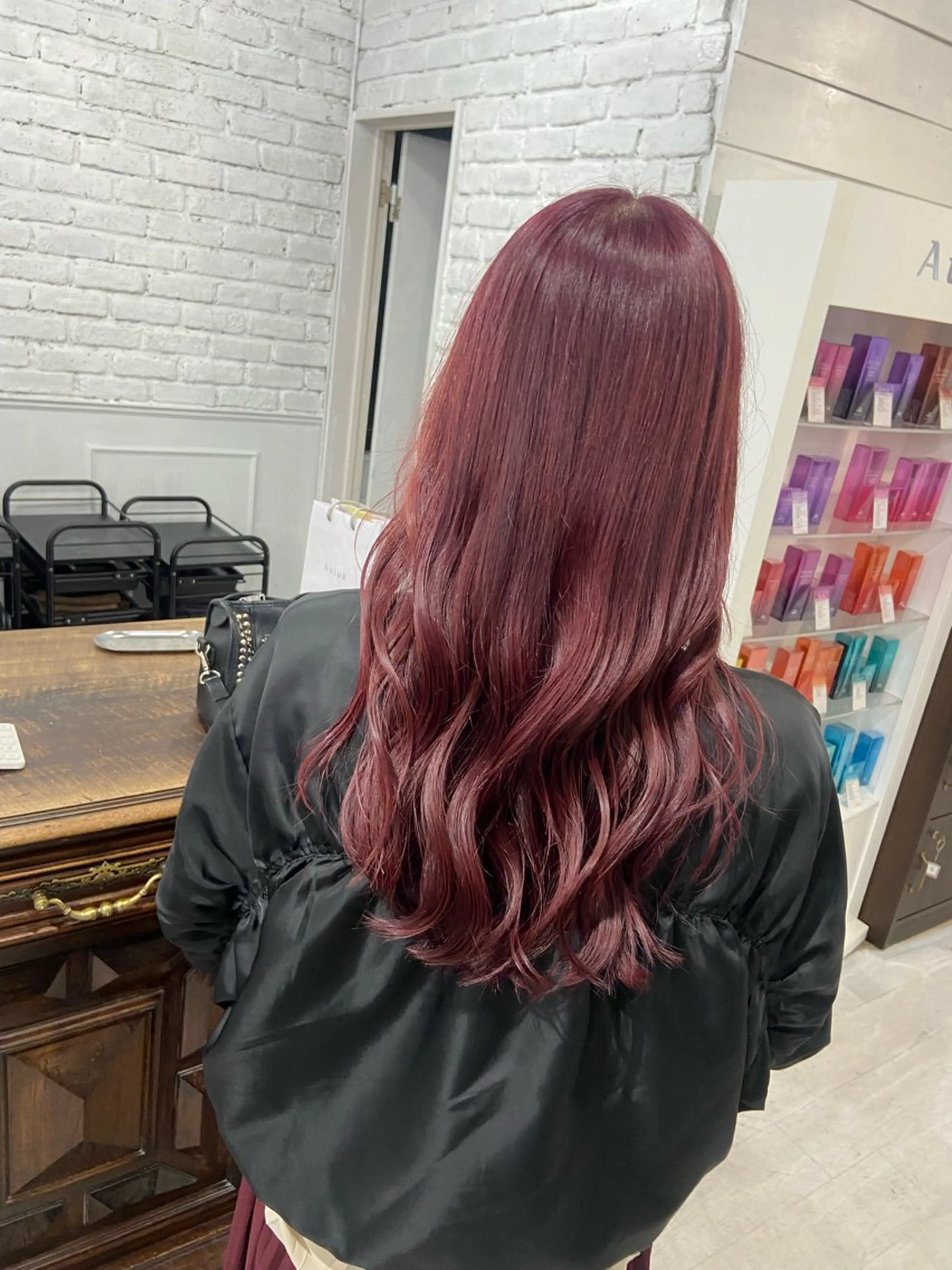 ロング カラー バレイヤージュ ミストバング ベージュカラー ブリーチ 抜きっぱなしブロンド 札幌ブリーチカラー/ ダブルカラー/ドイのヘアスタイル