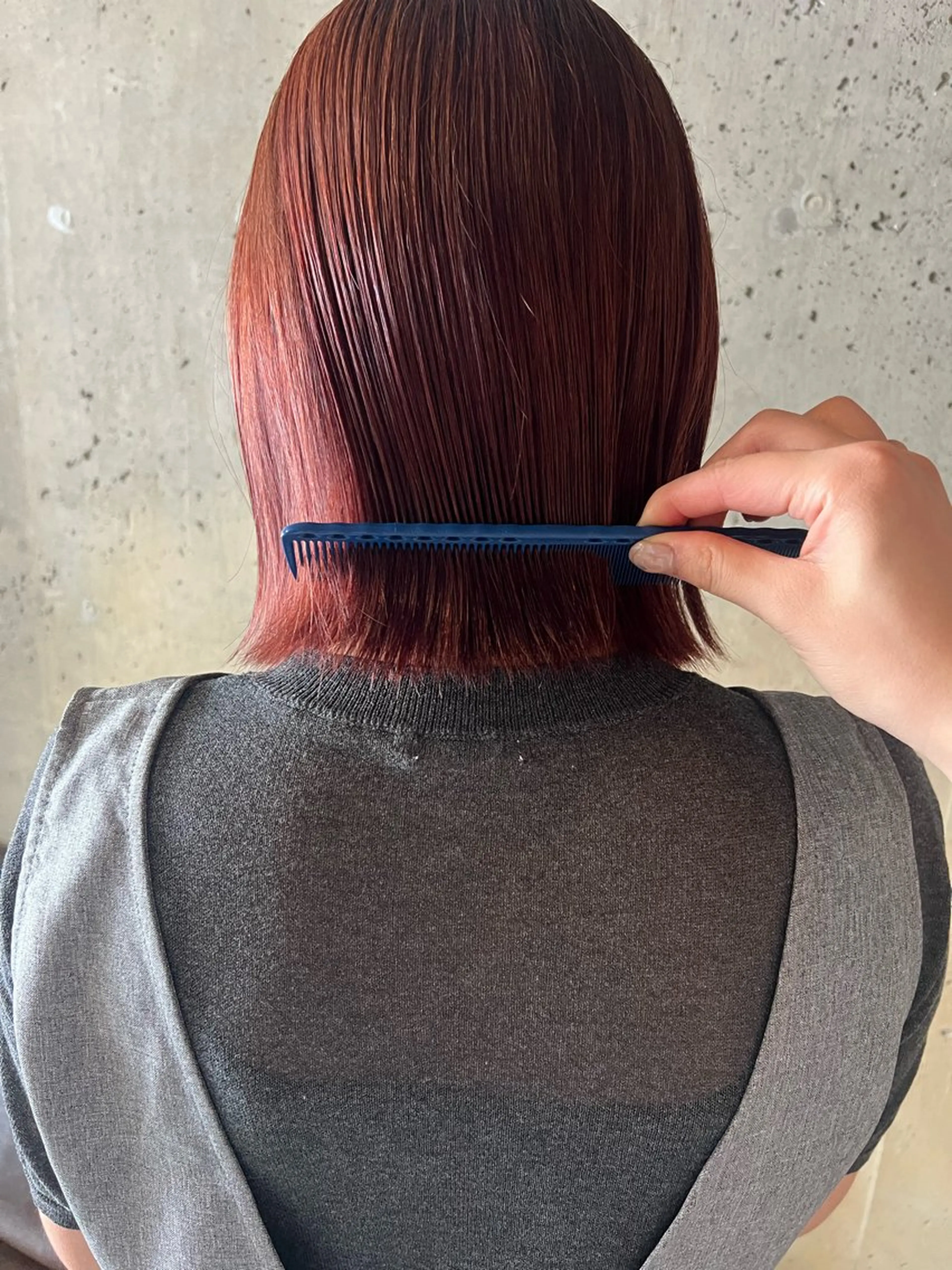 セミロング カラー yu  /透明感カラ ー/ボブ/caseyのヘアスタイル