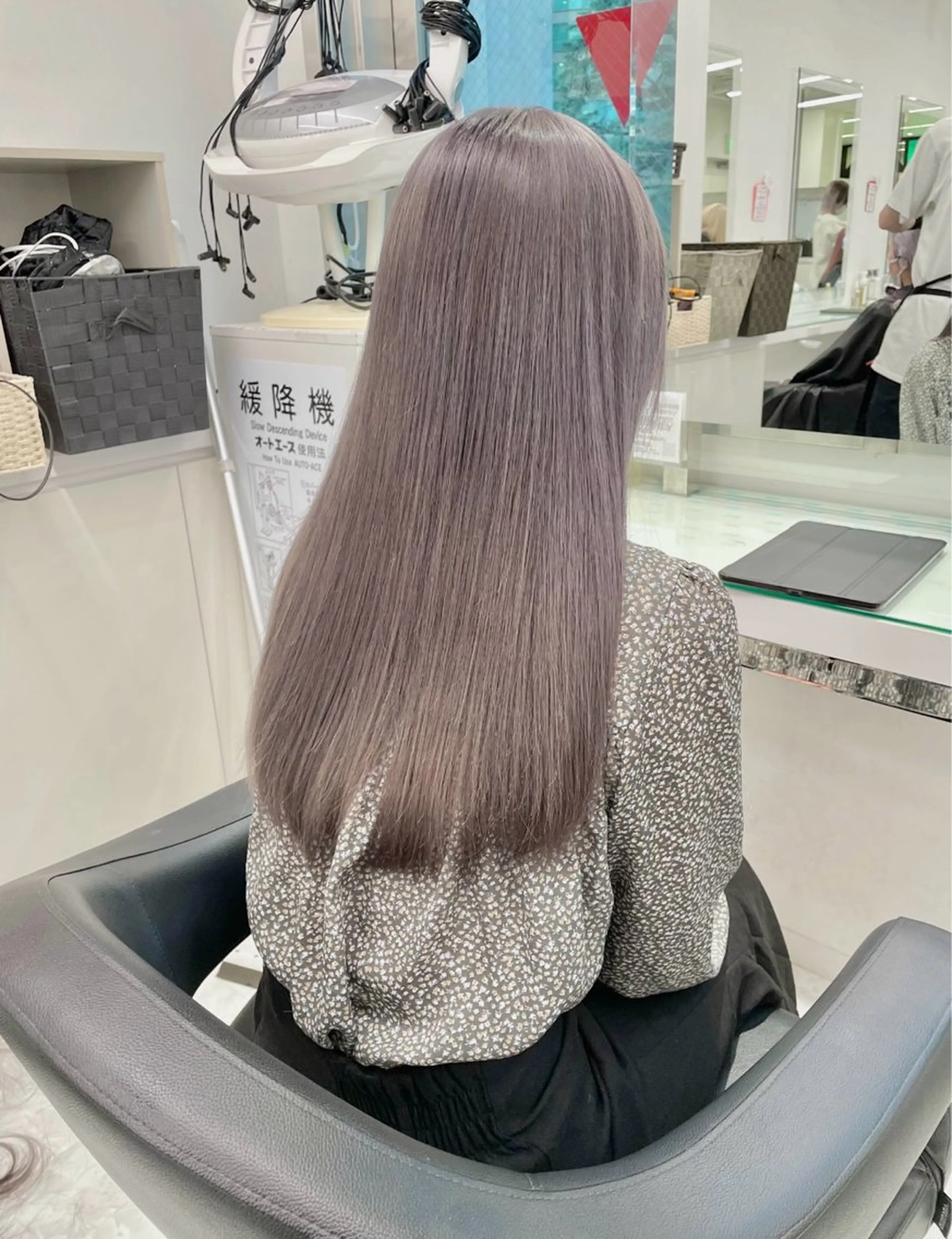 ロング カラー カット ヘアカラー トリートメント ブリーチなしカラー/ レイヤー🎀天神のヘアスタイル