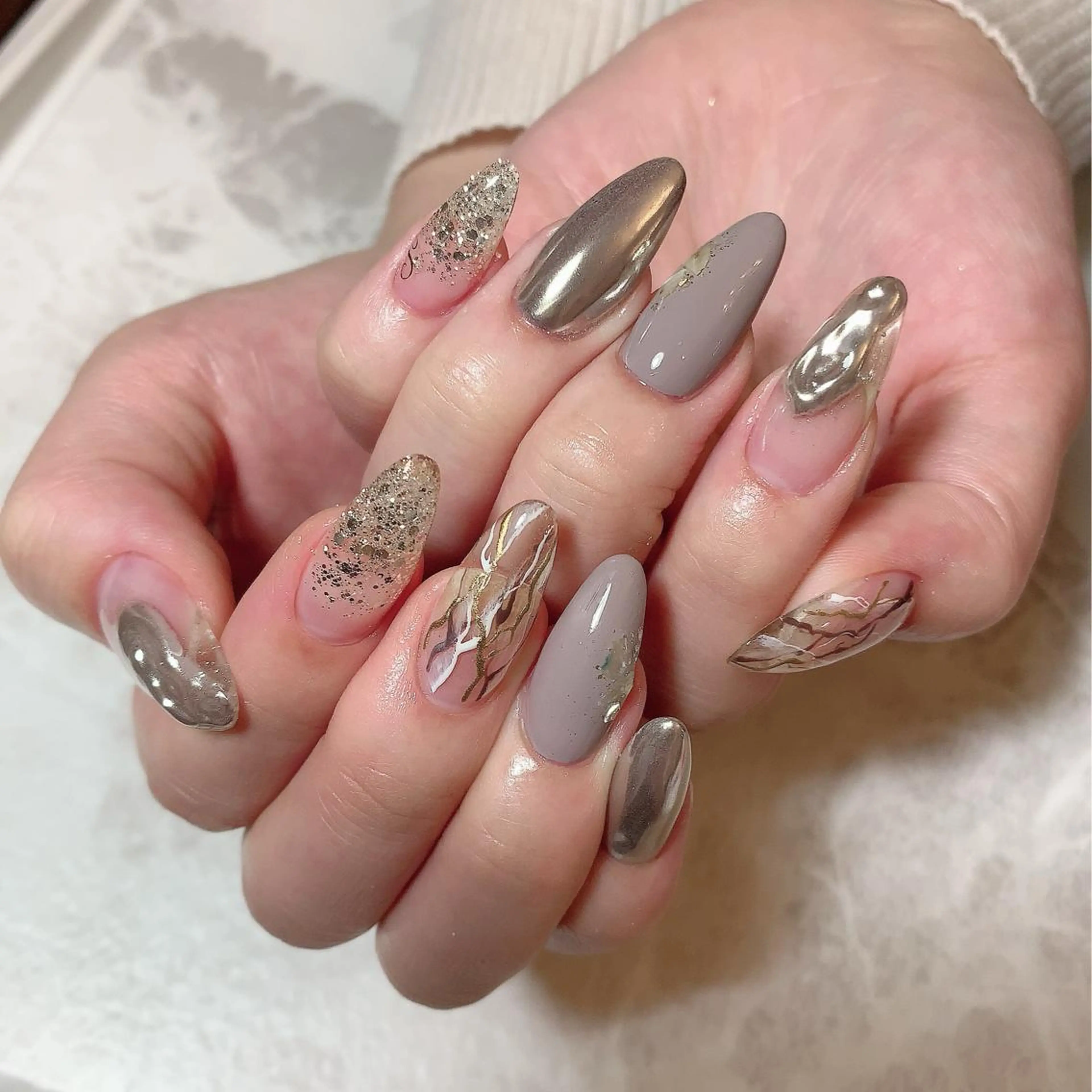 ネイル ハンドネイル Nail salon EM（エム）諸星のネイルデザイン