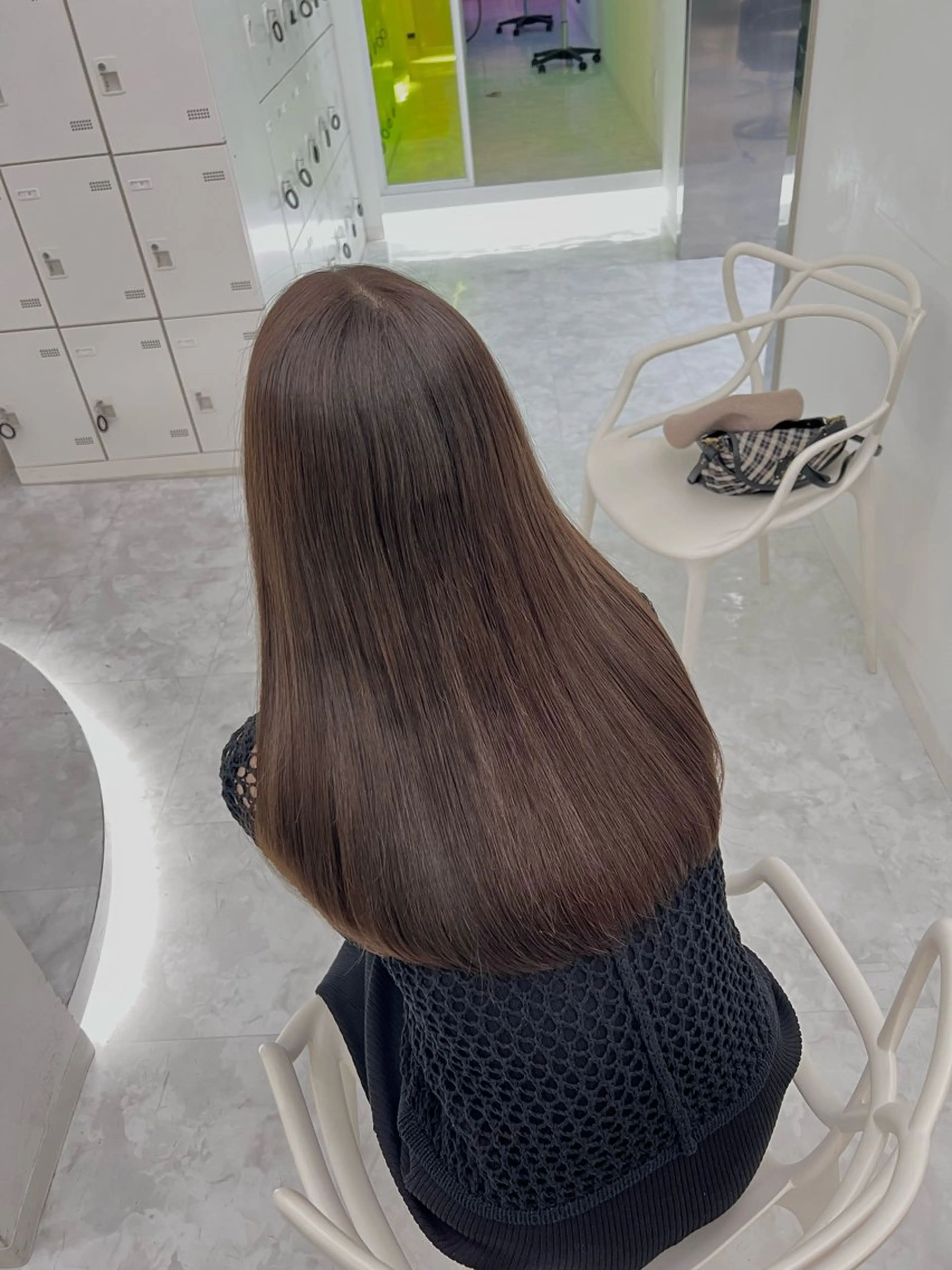 ロング カット トリートメント 大人っぽ中韓レディ ヘア🤍MAOのヘアスタイル