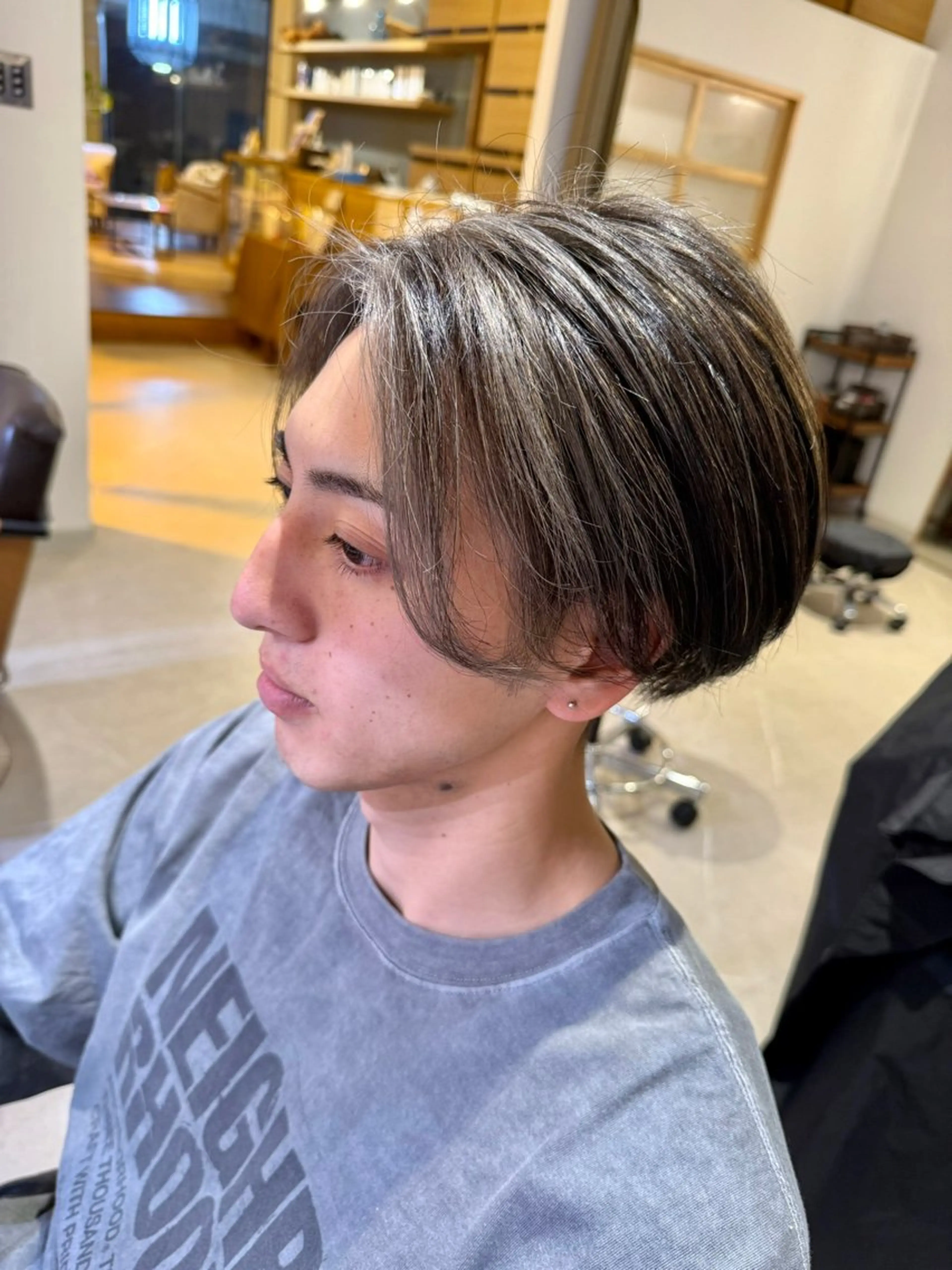 ショート カラー メンズ ヘアカラー DEUCE hair /堀 日暖のヘアスタイル