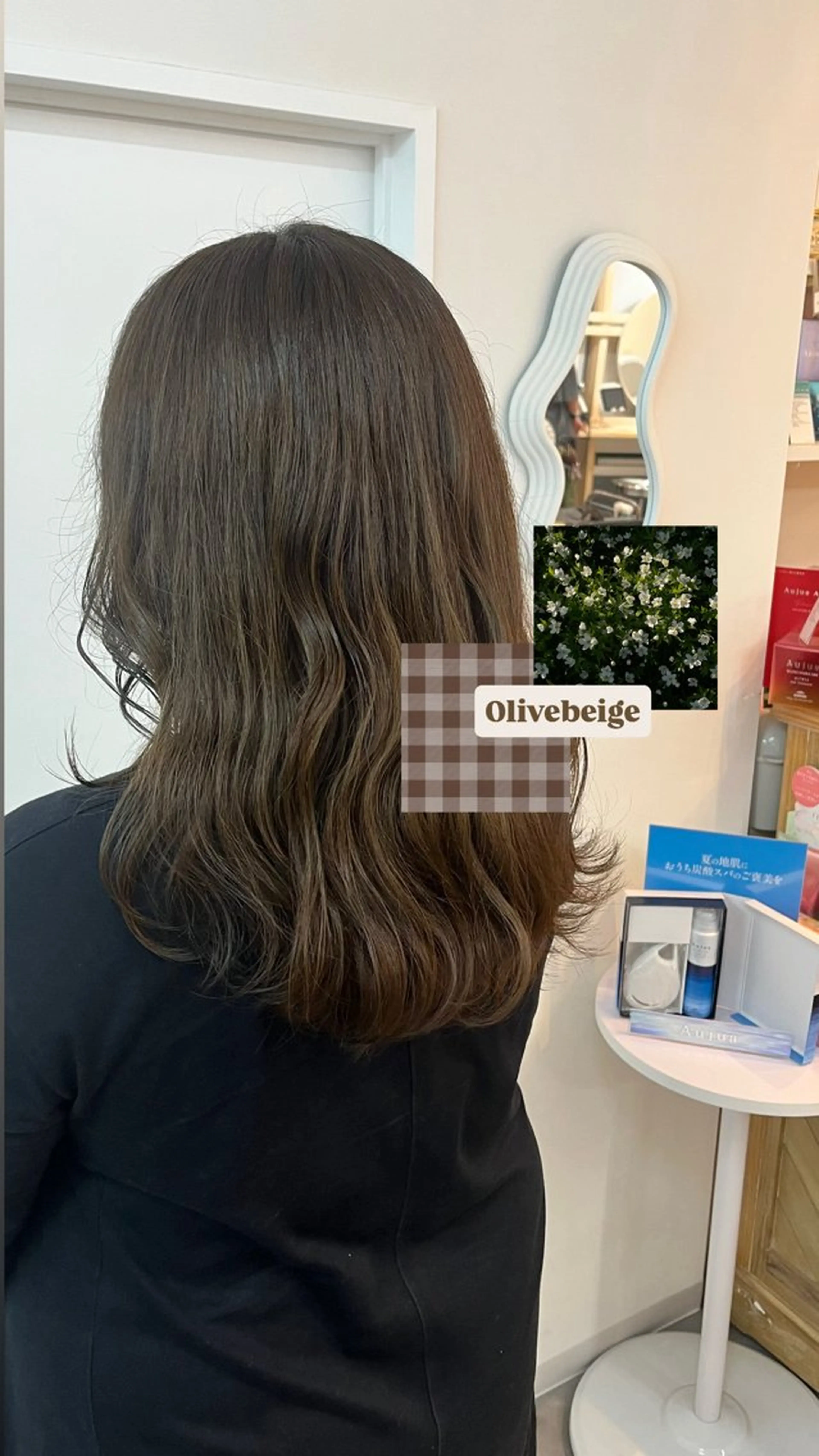 透明感カラーin髪質改善☆酸熱トリートメントの写真