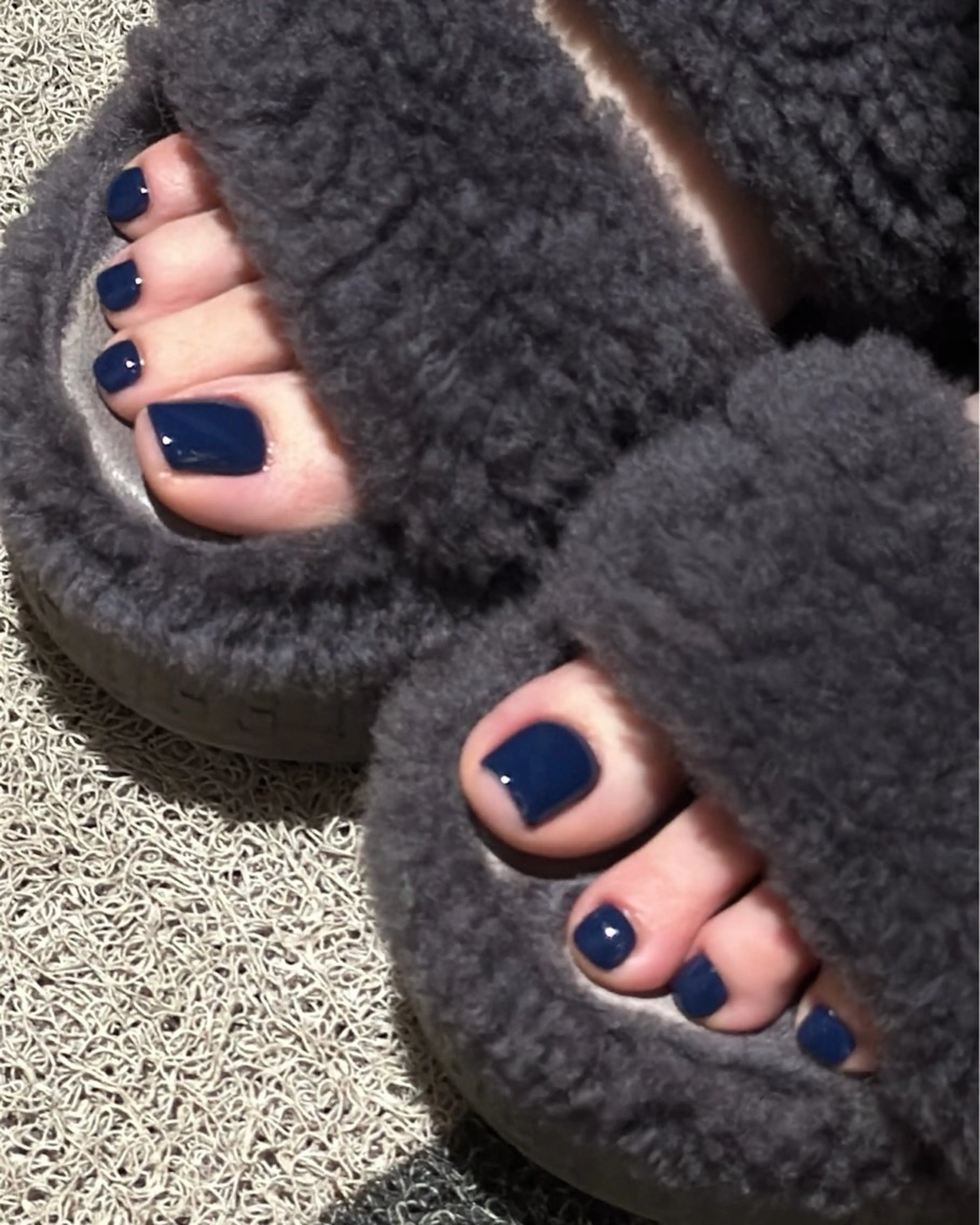 フットネイル🩵ワンカラー/マグネットの写真