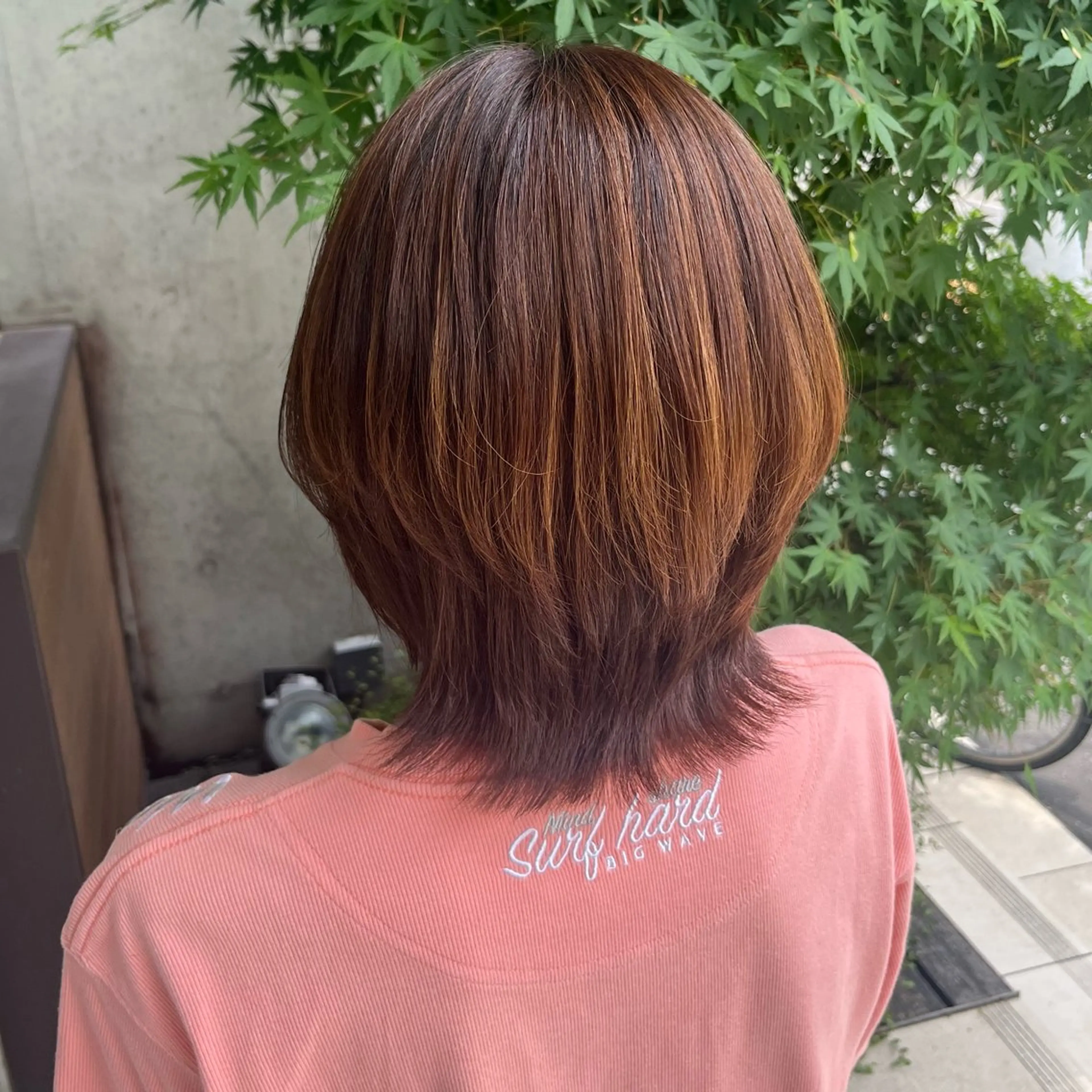 ミディアム 遠藤 朱郁のヘアスタイル