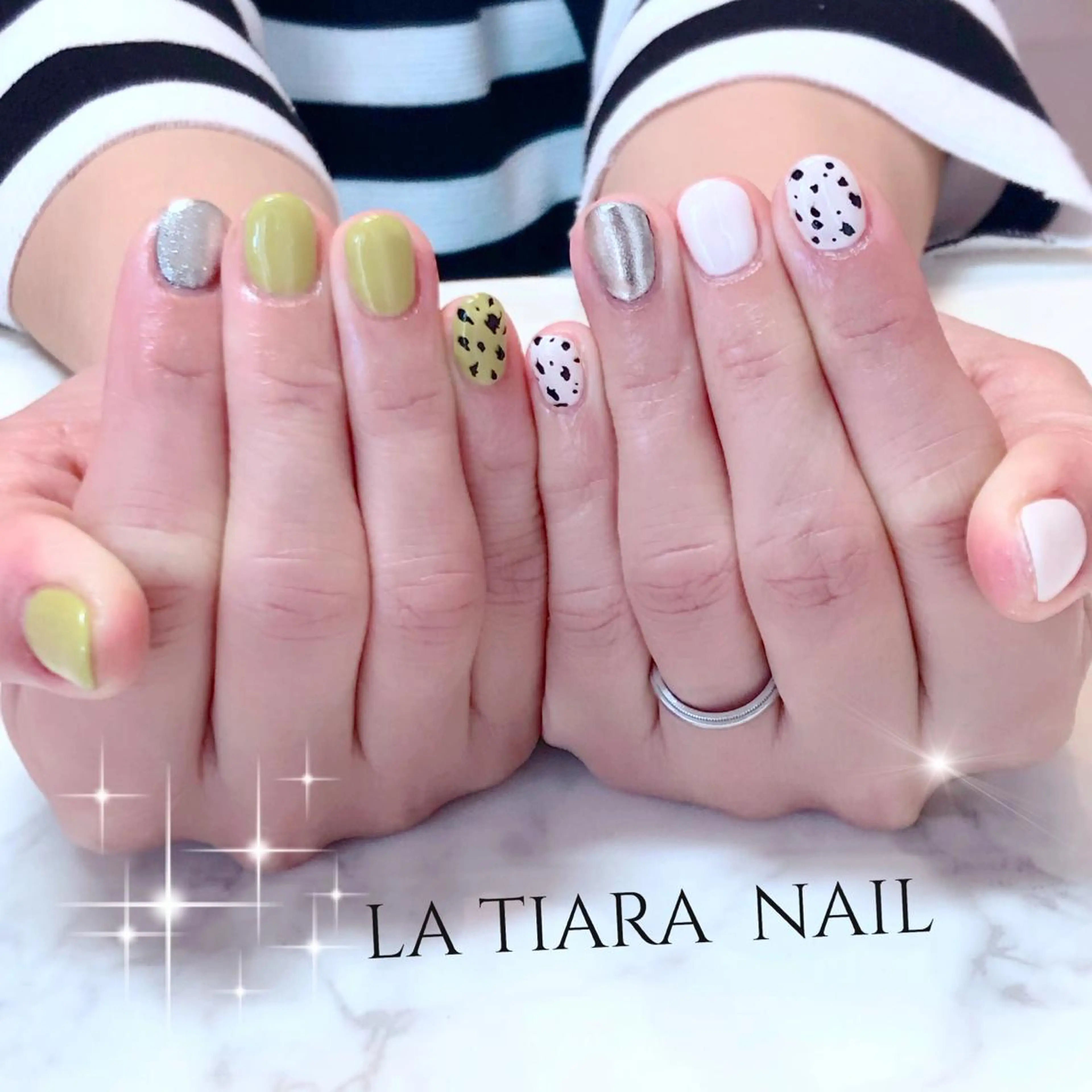 ネイル ミラーネイル Blue bird  nailのネイルデザイン