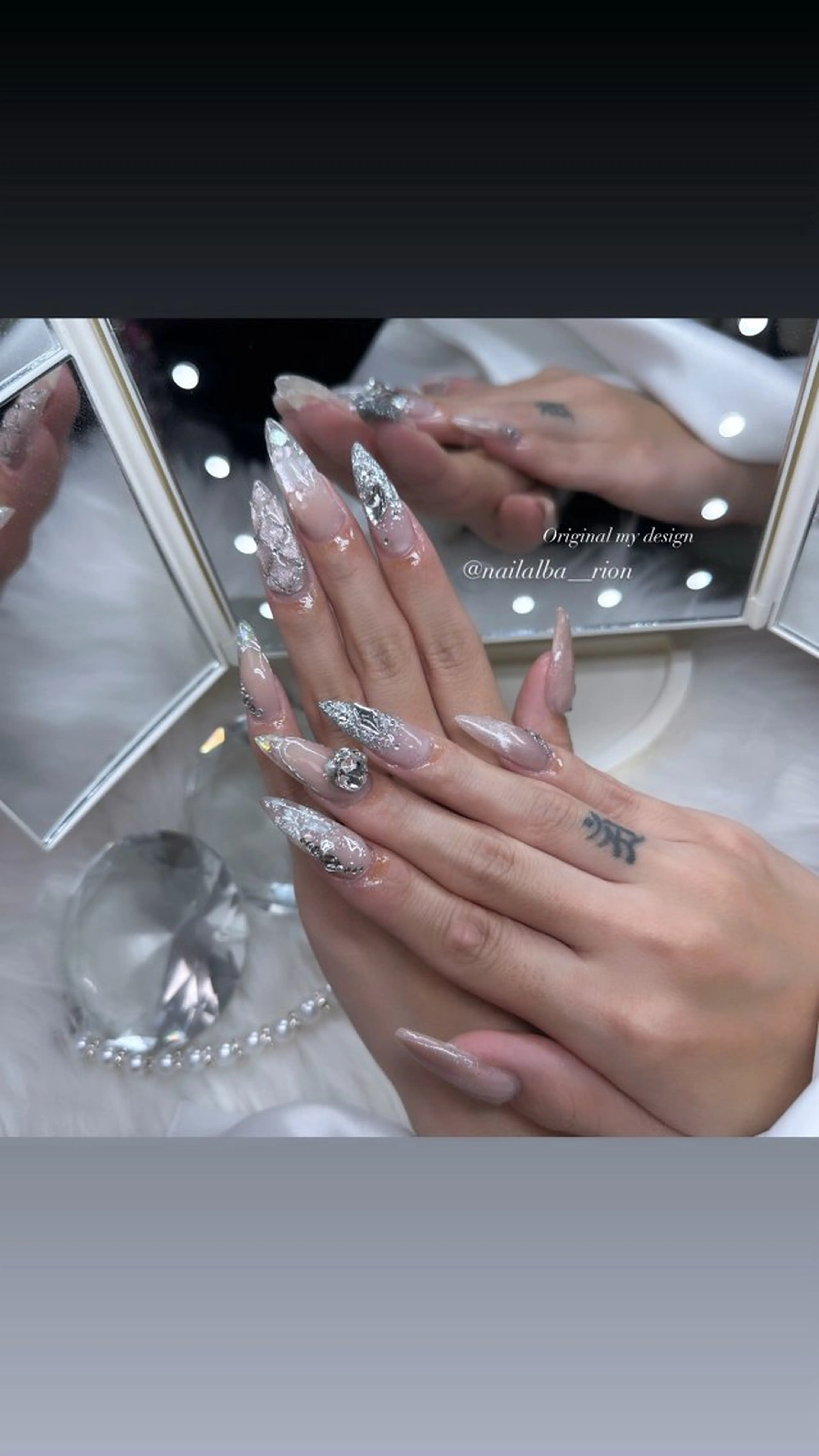 ネイル 加納 莉音のネイルデザイン