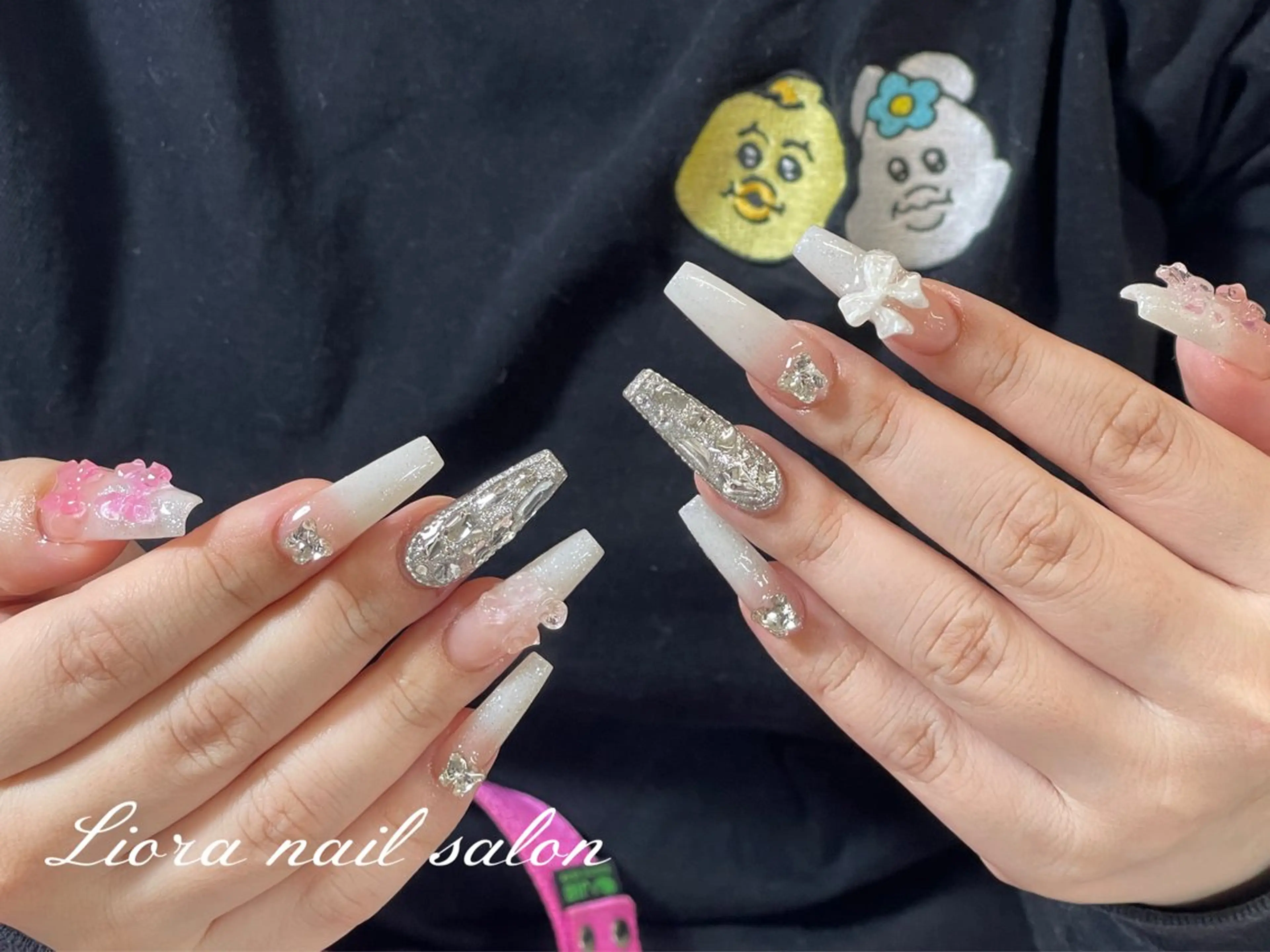 ネイル チークネイル フットネイル フレンチネイル ジェルネイル ガーリー ハンドネイル Liora nail スカルプ専門店のネイルデザイン