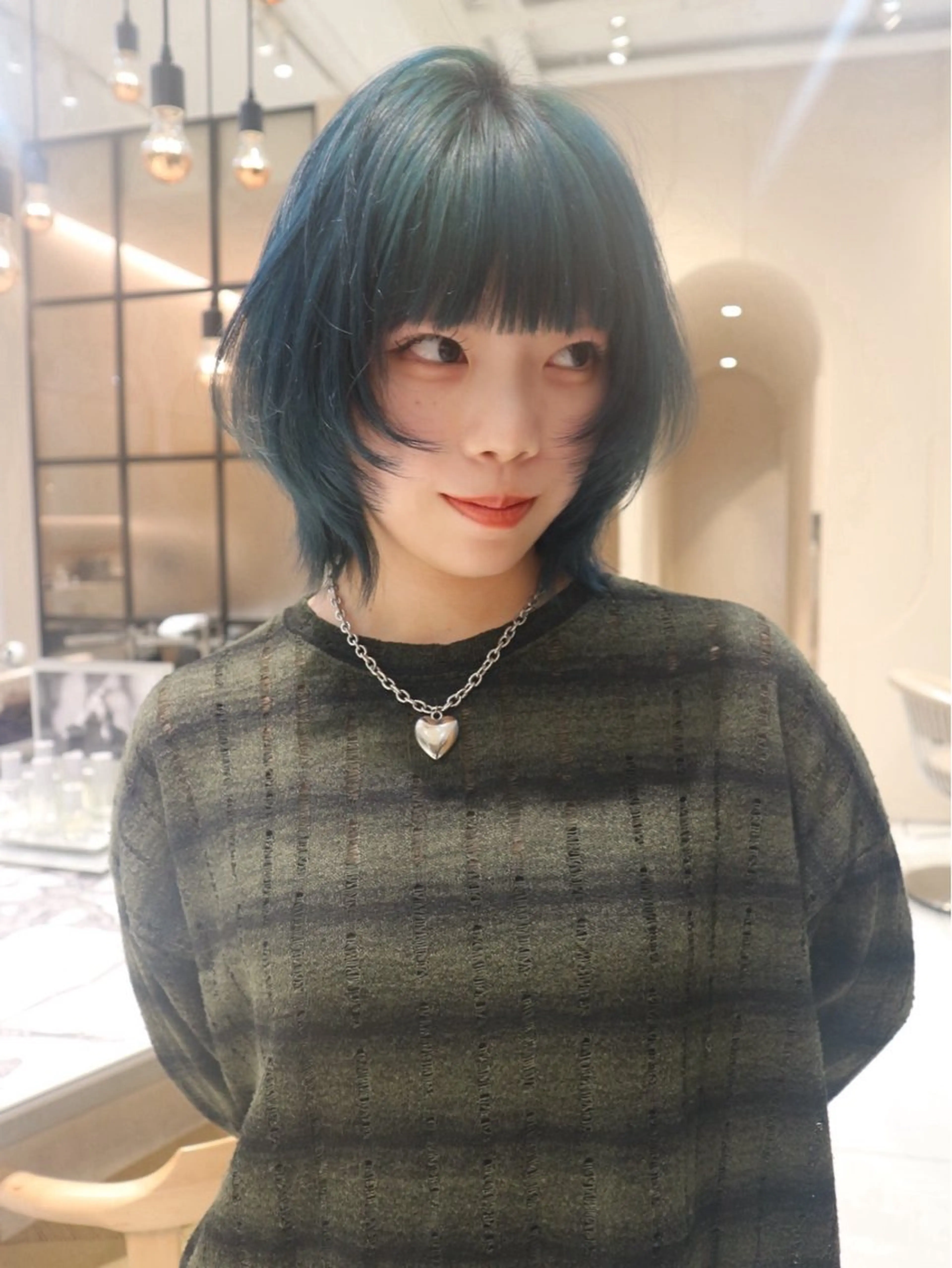 ミディアム カラー カット ヘアカラー トリートメント YUI.⋆𝜗𝜚 /レイヤー/ボブのヘアスタイル