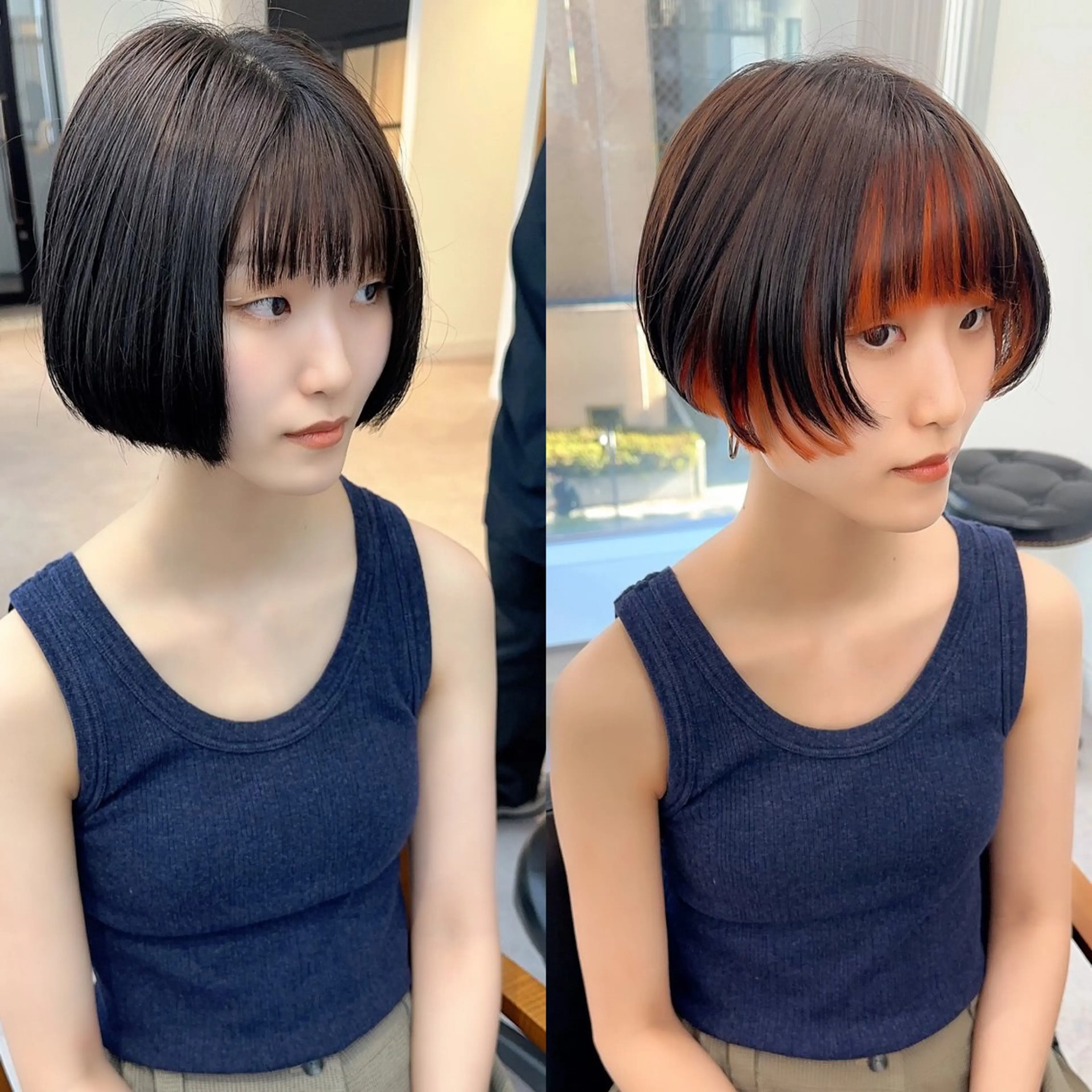 ミディアム カラー パーマ ヘアアレンジ メンズ キッズ ネイル マツエク・マツパ アイブロウ カット ヘアカラー レイヤーカット／顔周 りカット/縮毛矯正のヘアスタイル